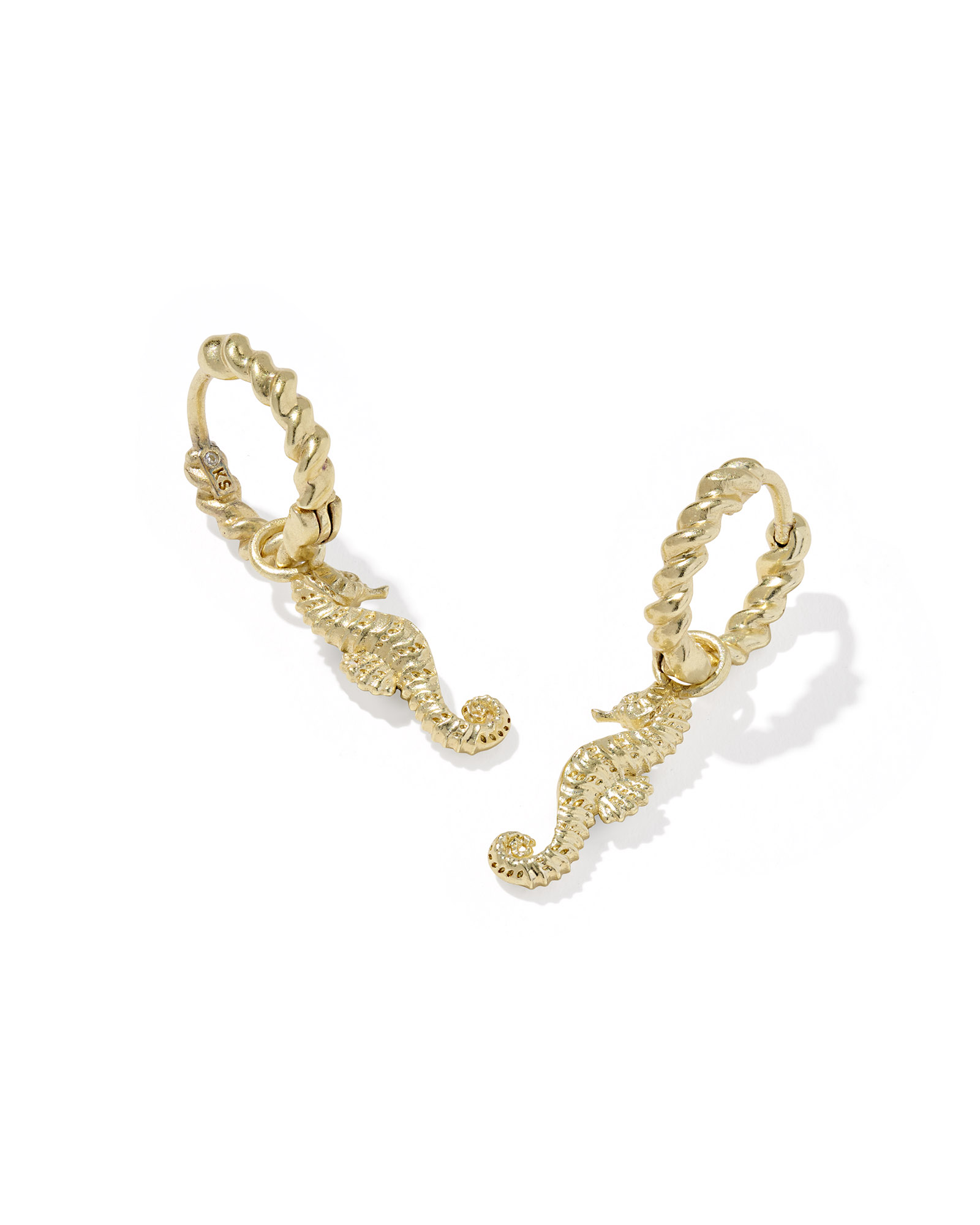 Kendra Scott Seahorse Huggie Earrings