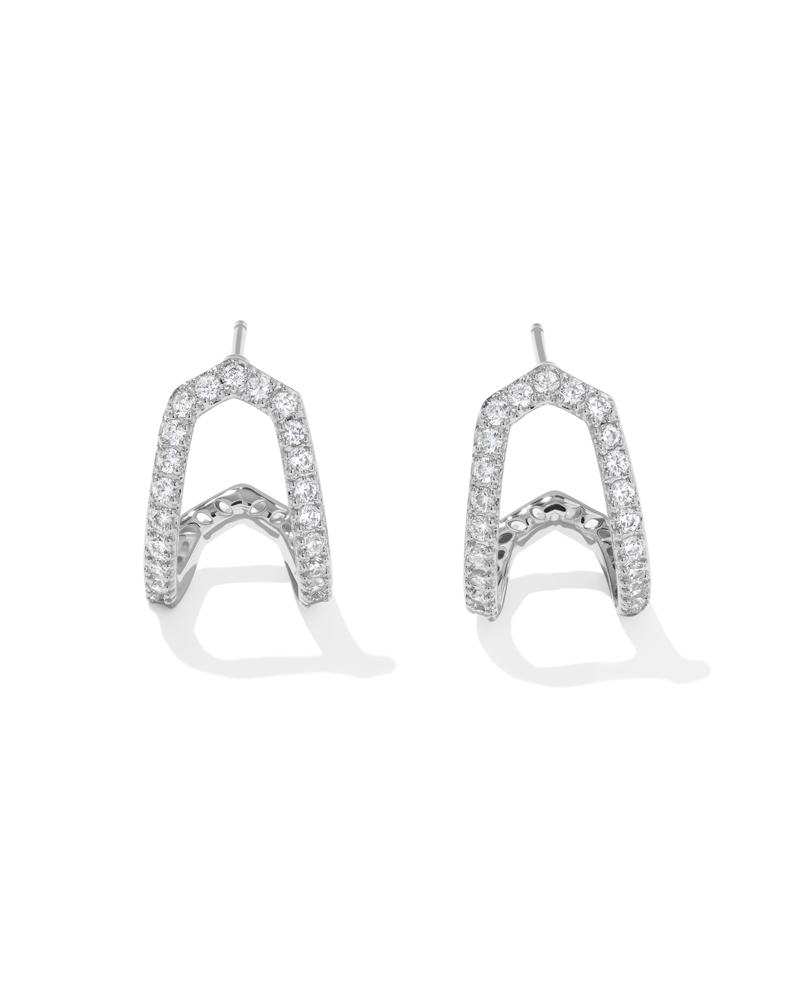 Kendra Scott Daphne Pave Huggie Earrings