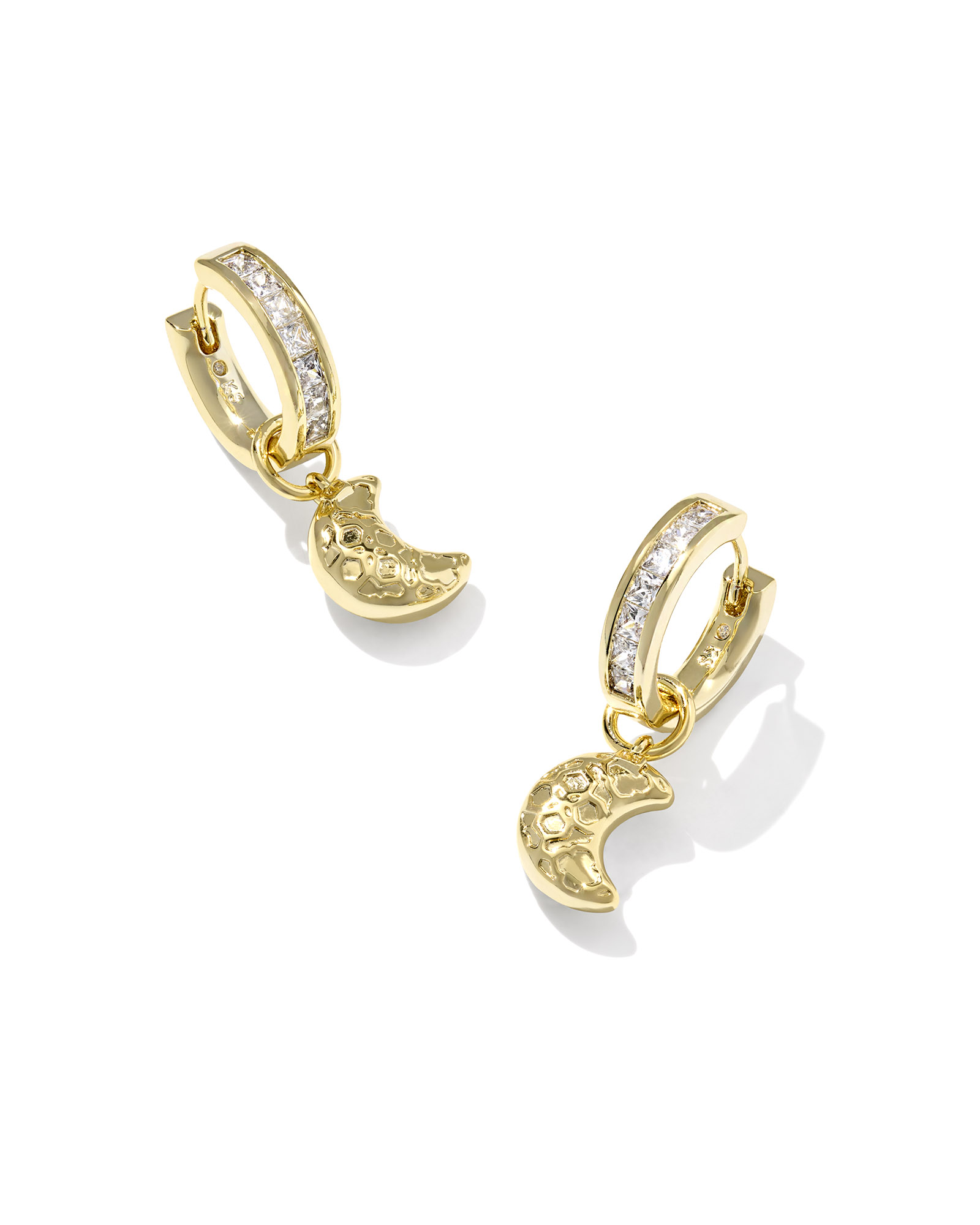 Kendra Scott Moon Huggie Earrings