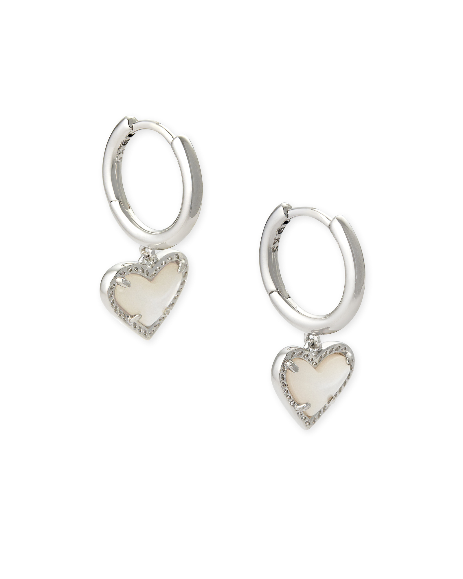 Kendra Scott Ari Heart Huggie Earrings