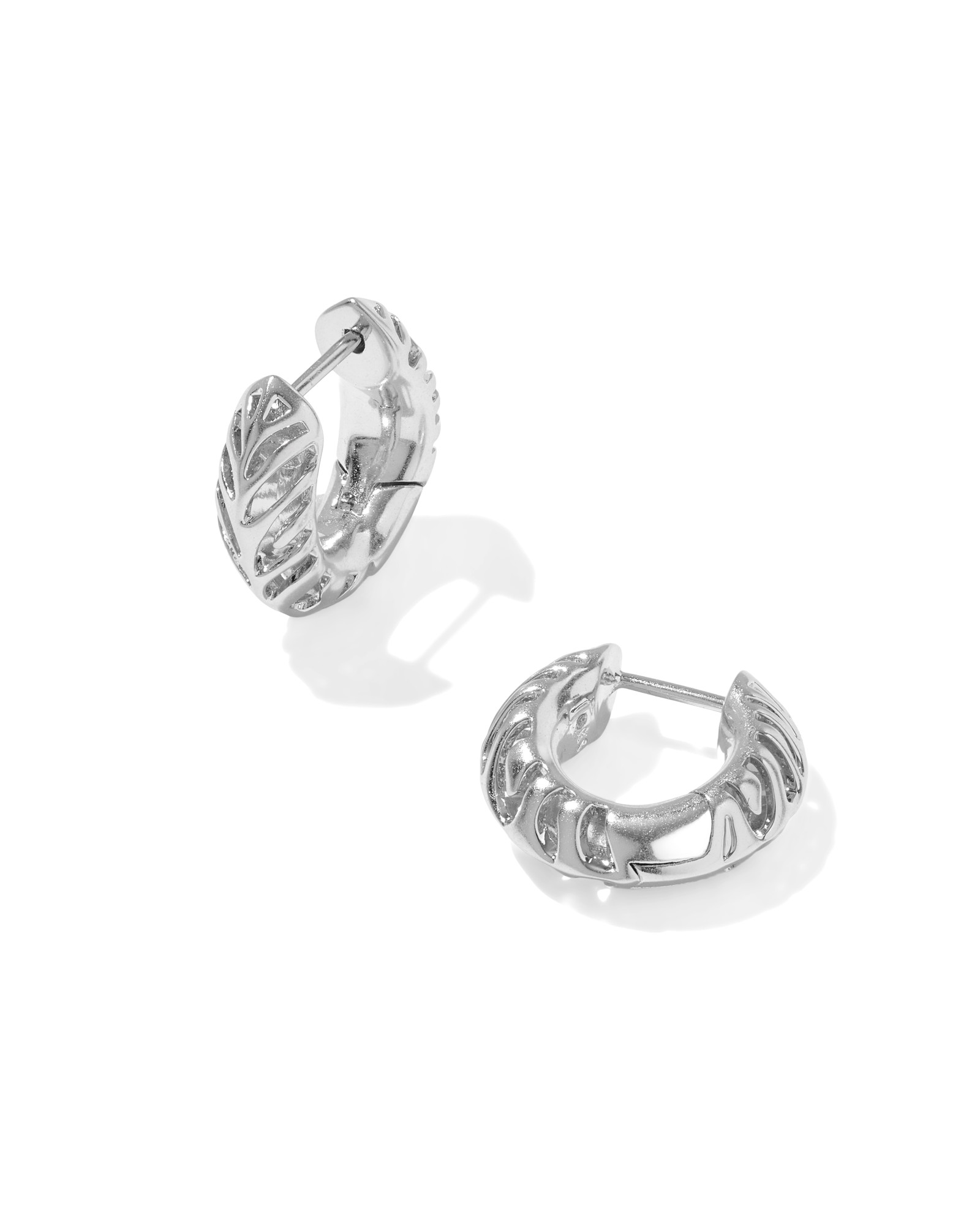 Kendra Scott Tiger Striped Mikki Huggie Earrings