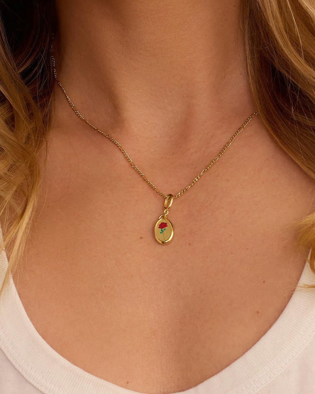 Gorjana Rose Coin Parker Charm Pendant