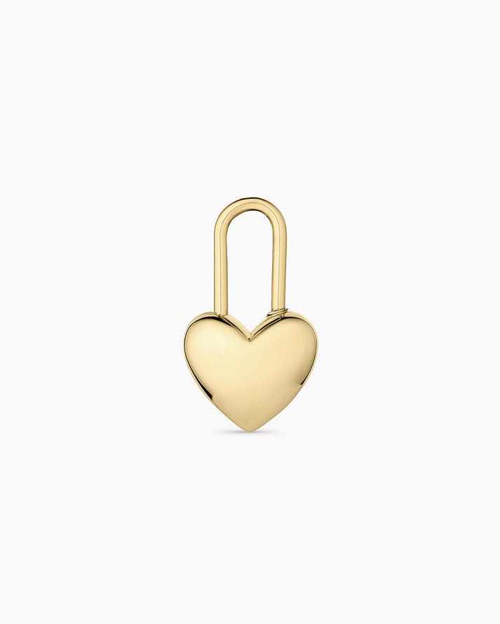 Gorjana Heart Padlock Charm Pendant