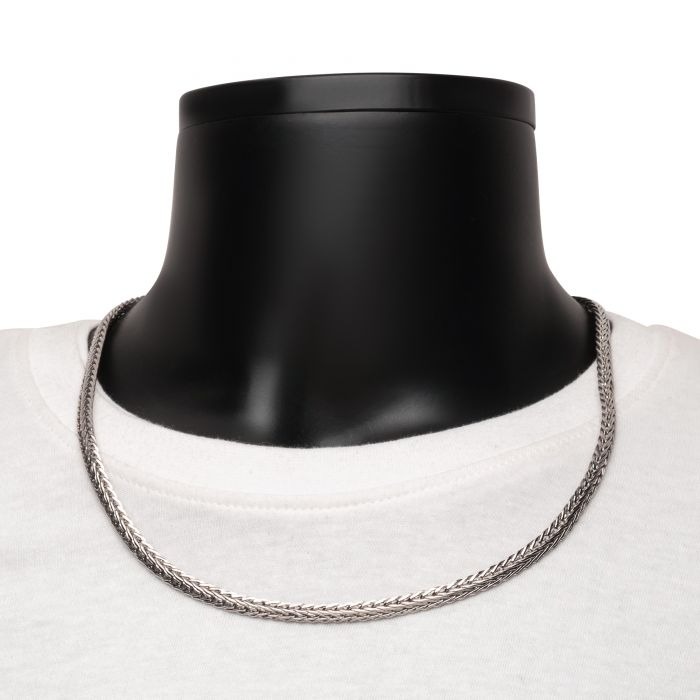 Inox 6mm Spiga Chain Necklace