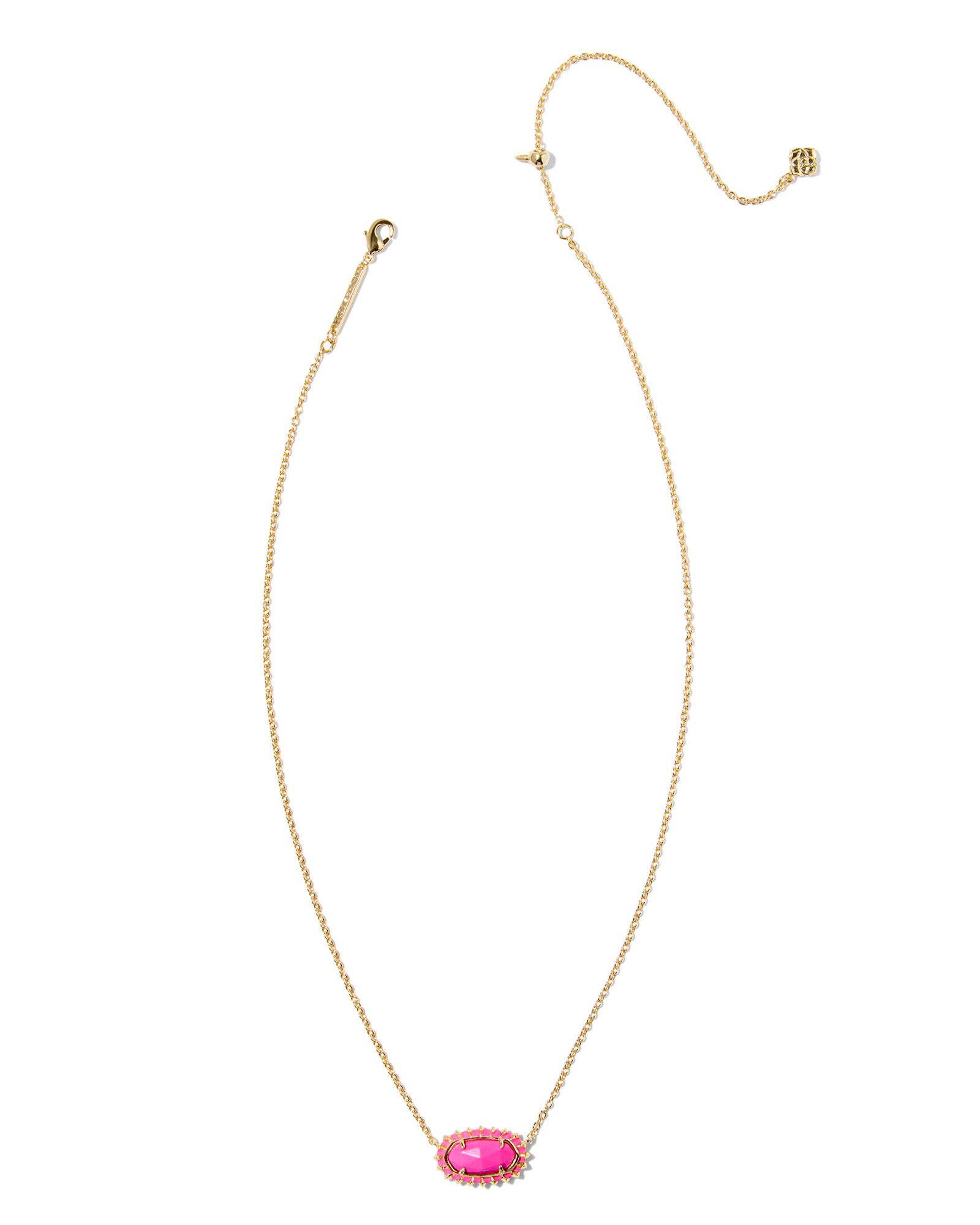 Kendra Scott Elisa Color Burst Frame Short Necklace