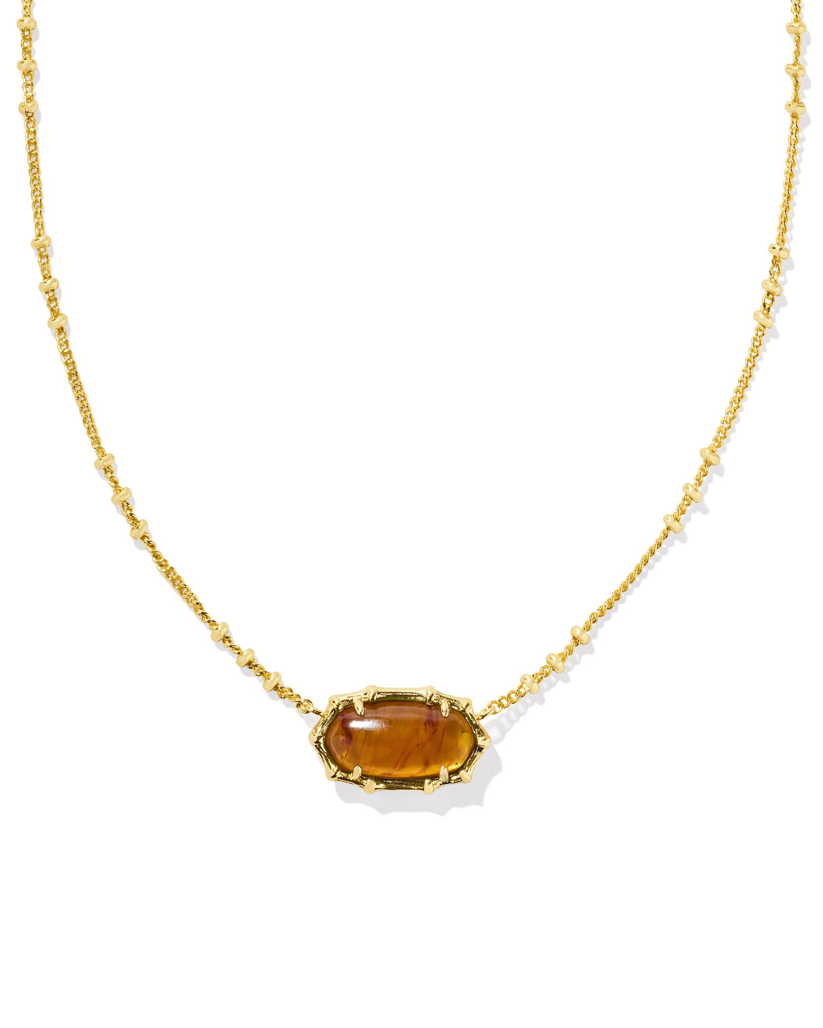 Kendra Scott Elisa Bamboo Frame Short Necklace
