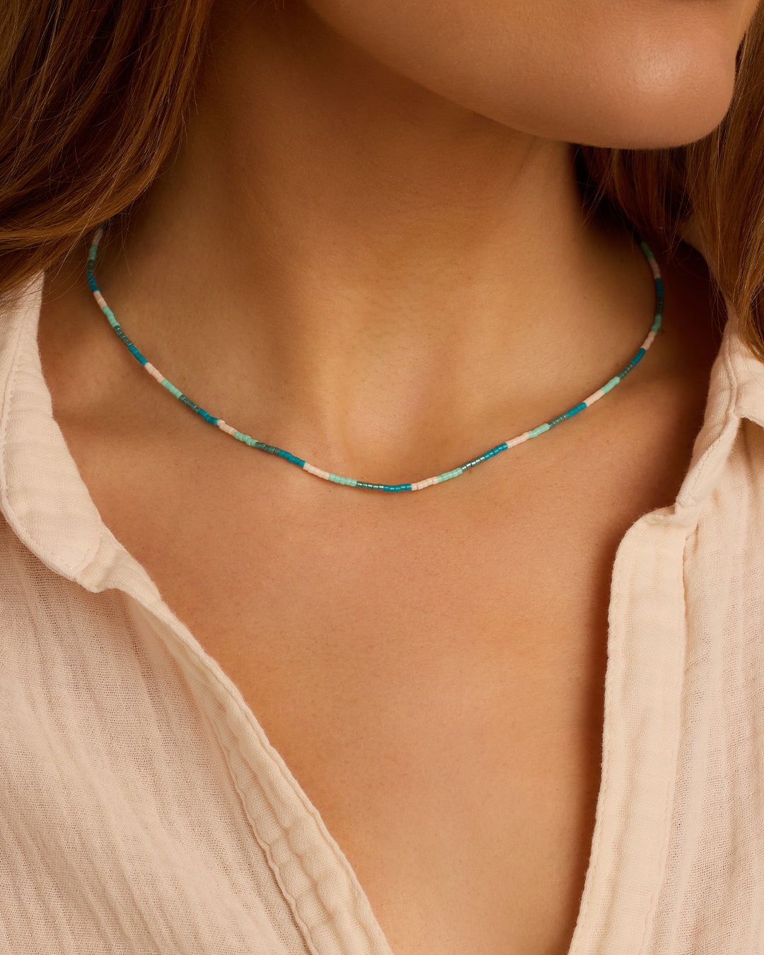 Gorjana Laguna Gigi Stripe Necklace