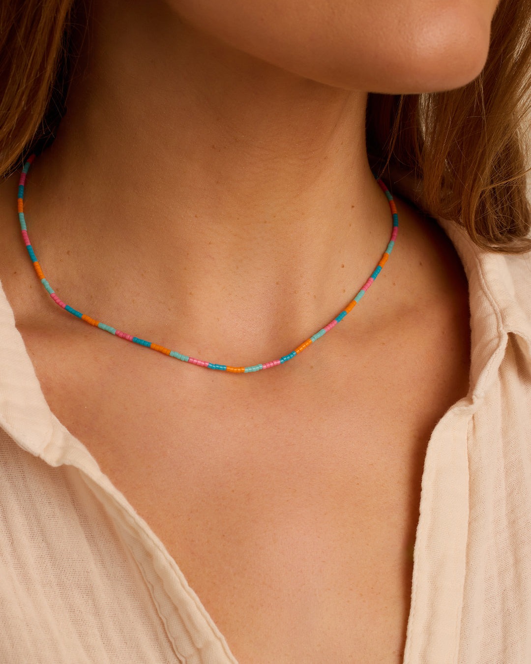 Gorjana Miami Gigi Stripe Necklace