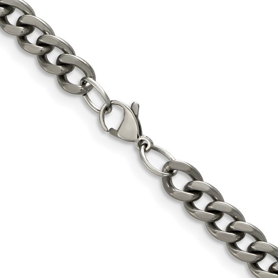 Rox By Martin Binder Titanium 7.5mm 20 Inch Curb Link Chain