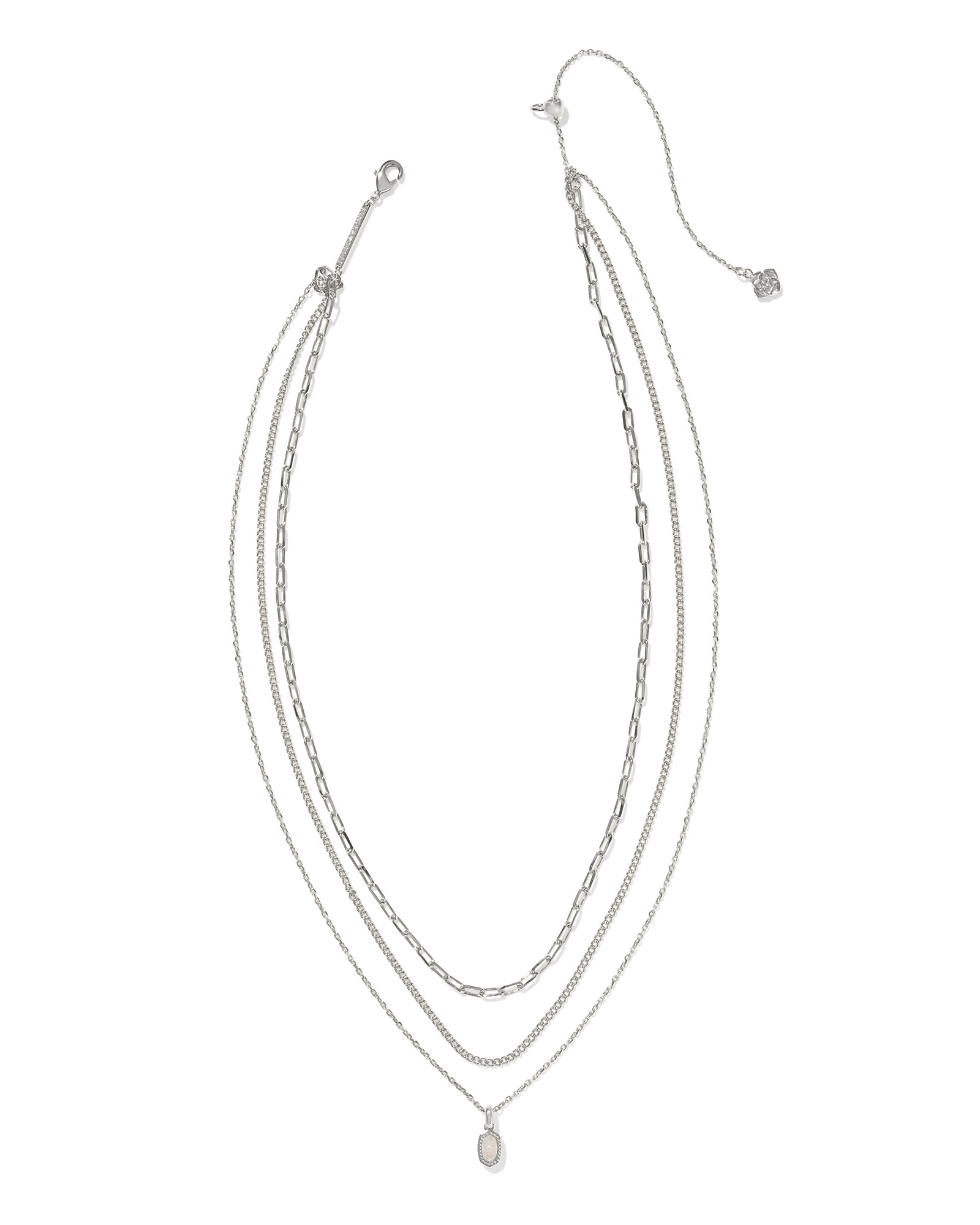Kendra Scott Mini Elisa Triple Strand Necklace