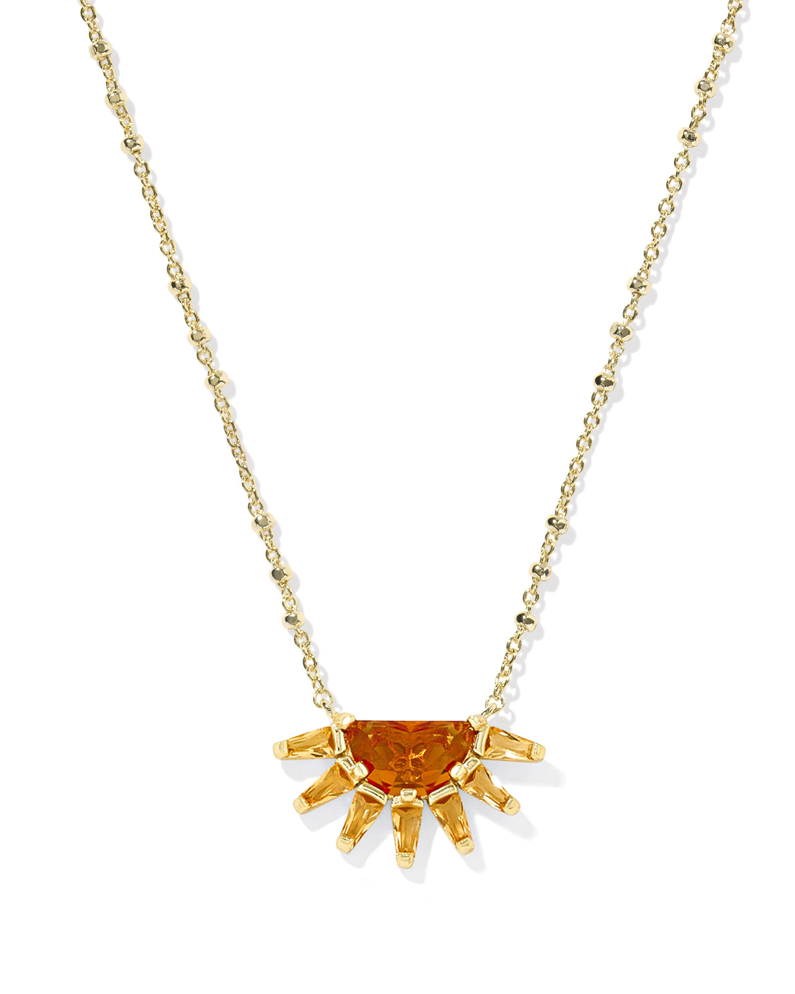 Kendra Scott Samantha Sun Short Pendant Necklace