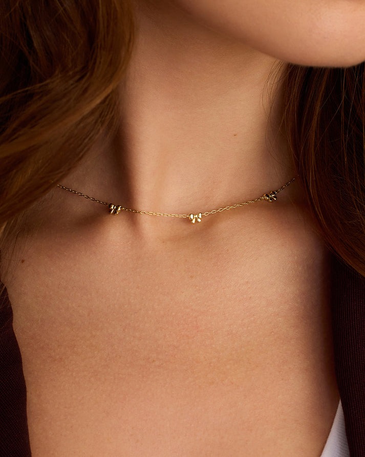 Gorjana Mini Bow Necklace