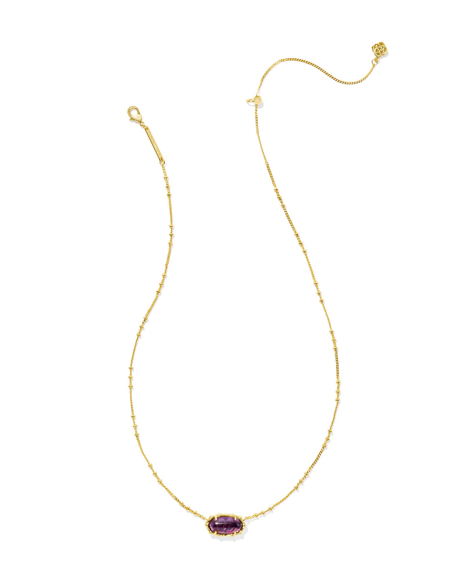 Kendra Scott Elisa Bamboo Frame Short Necklace