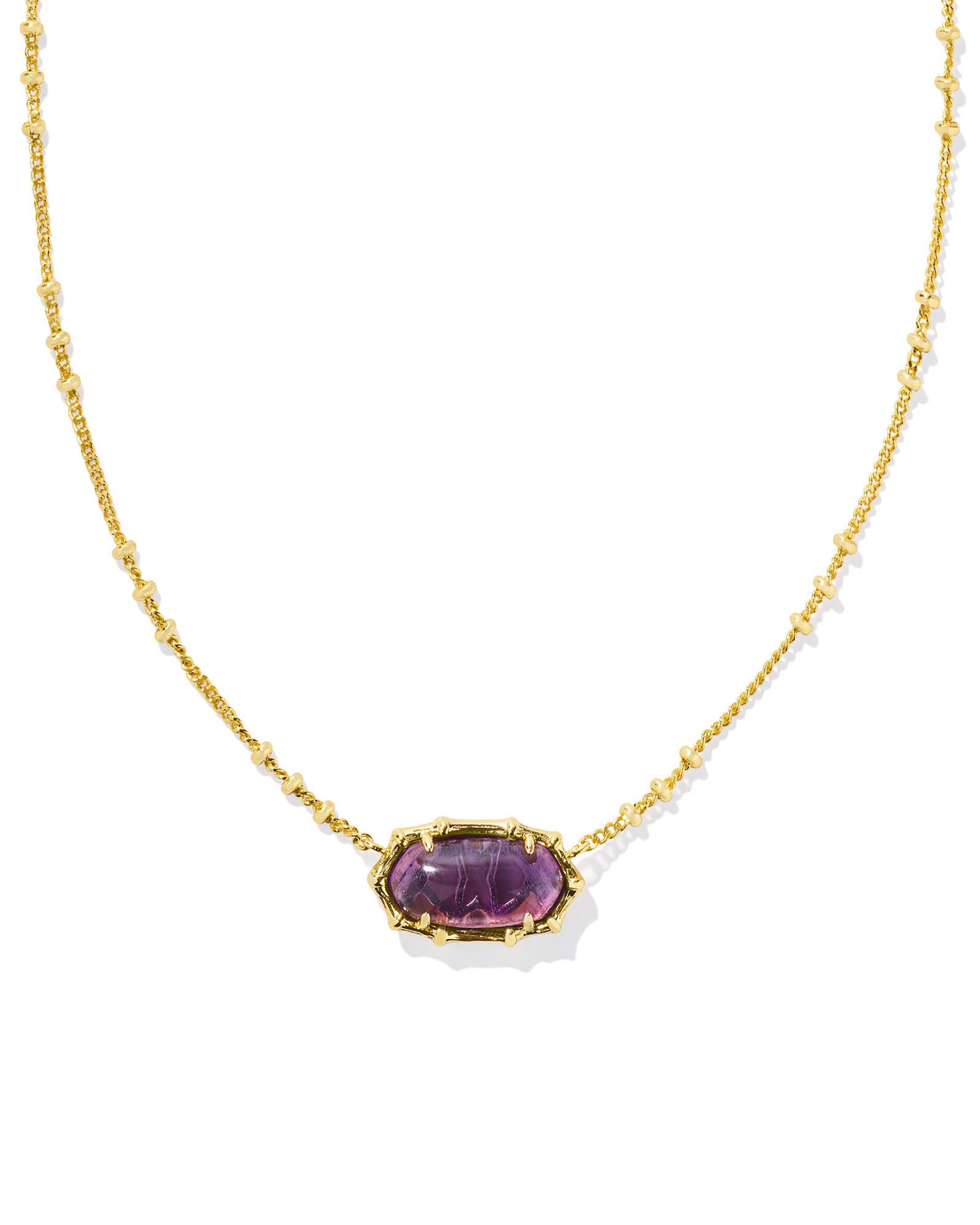Kendra Scott Elisa Bamboo Frame Short Necklace
