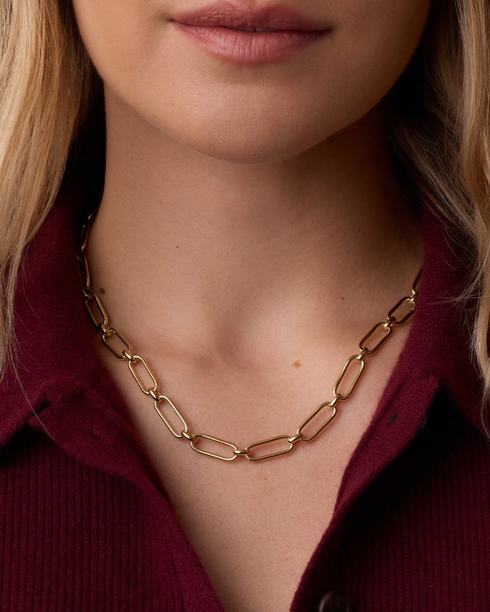 Gorjana Zoey Statement Link Necklace