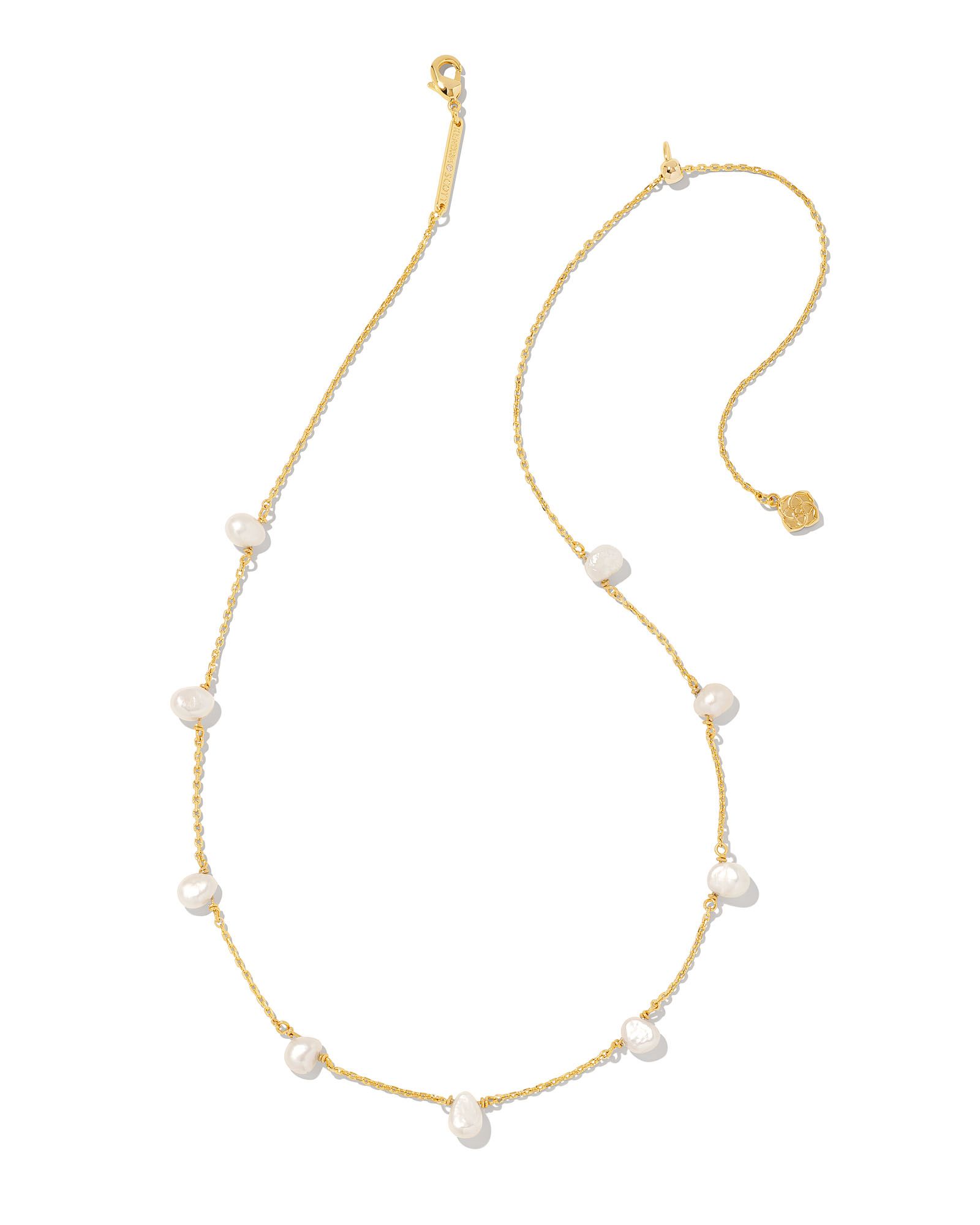 Kendra Scott Leighton Pearl Strand Necklace