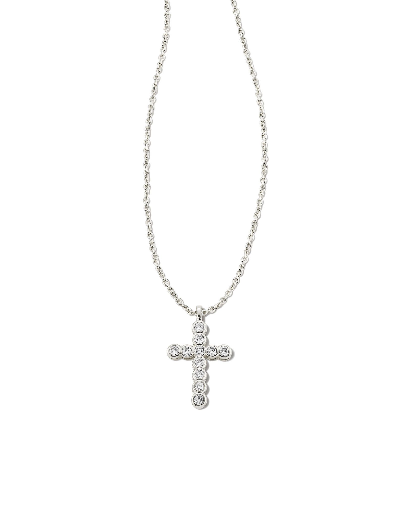 Kendra Scott Cross Crystal Pendant Necklace