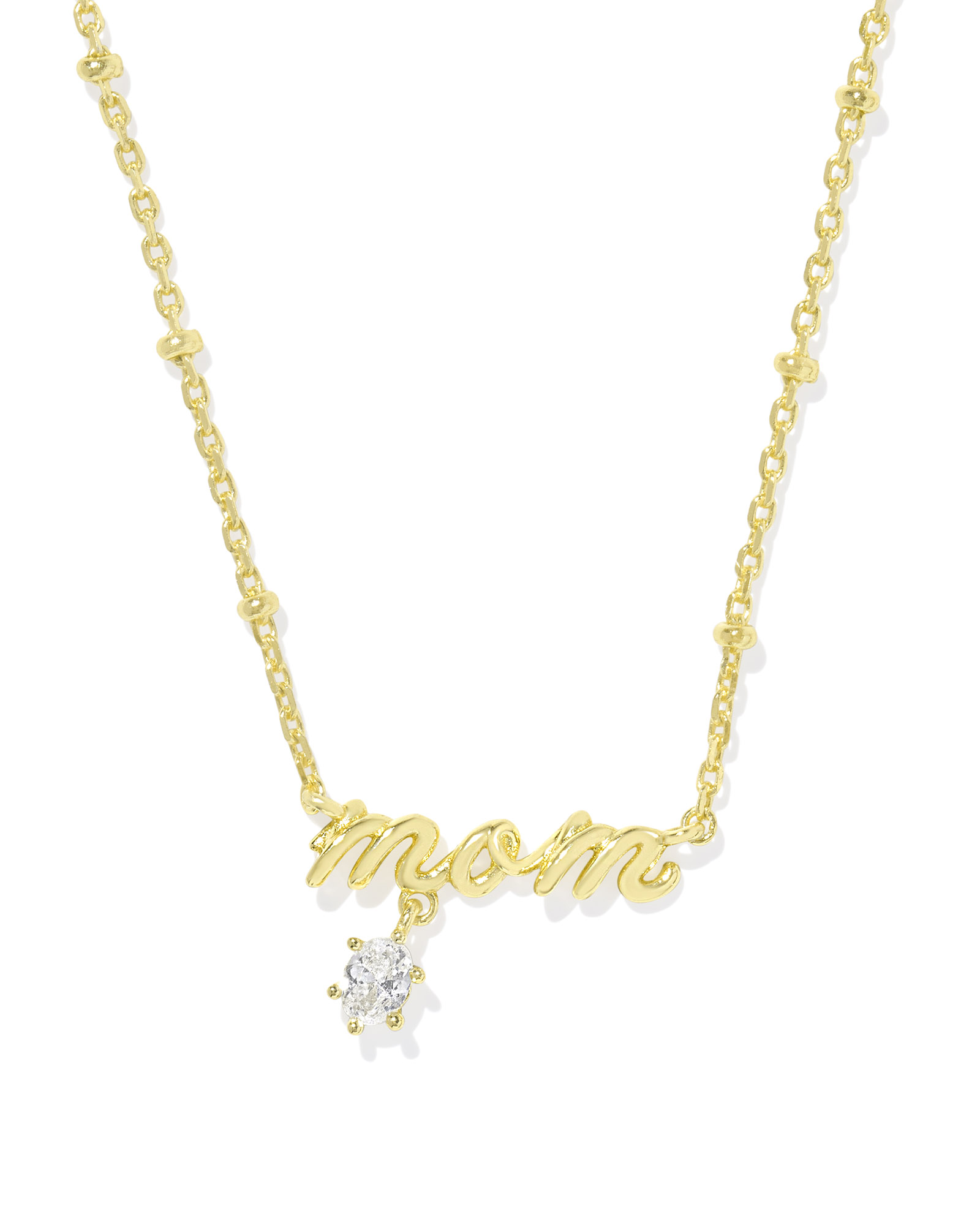 Kendra Scott Mom Crystal Short Pendant Necklace