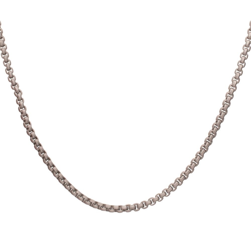 Inox 6mm Bold Box Chain Necklace