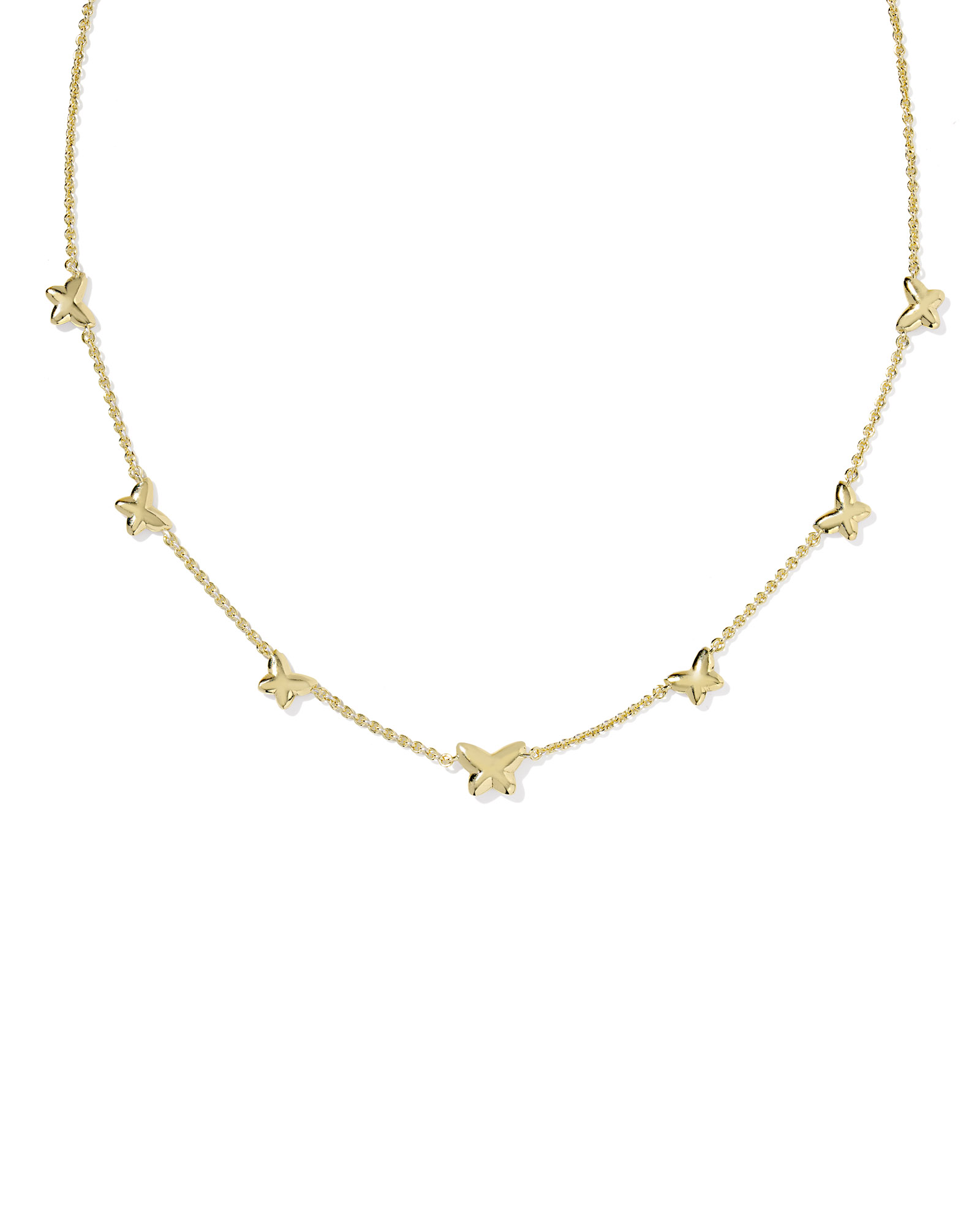 Kendra Scott Lillia Butterfly Enamel Strand Necklace