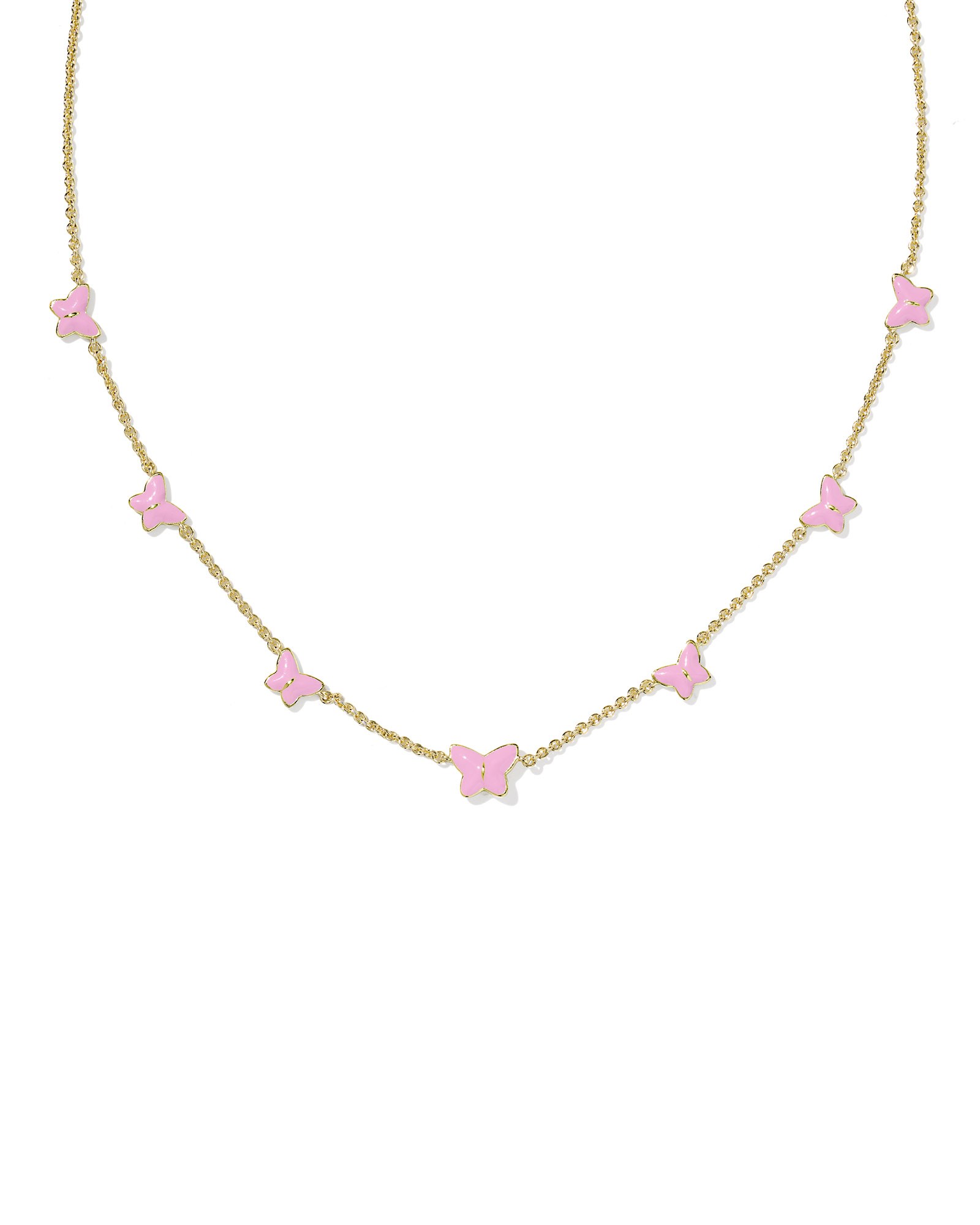 Kendra Scott Lillia Butterfly Enamel Strand Necklace