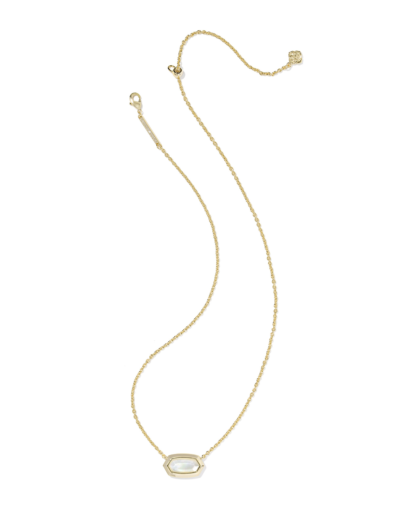 Kendra Scott Elisa Bezel Short Pendant Necklace
