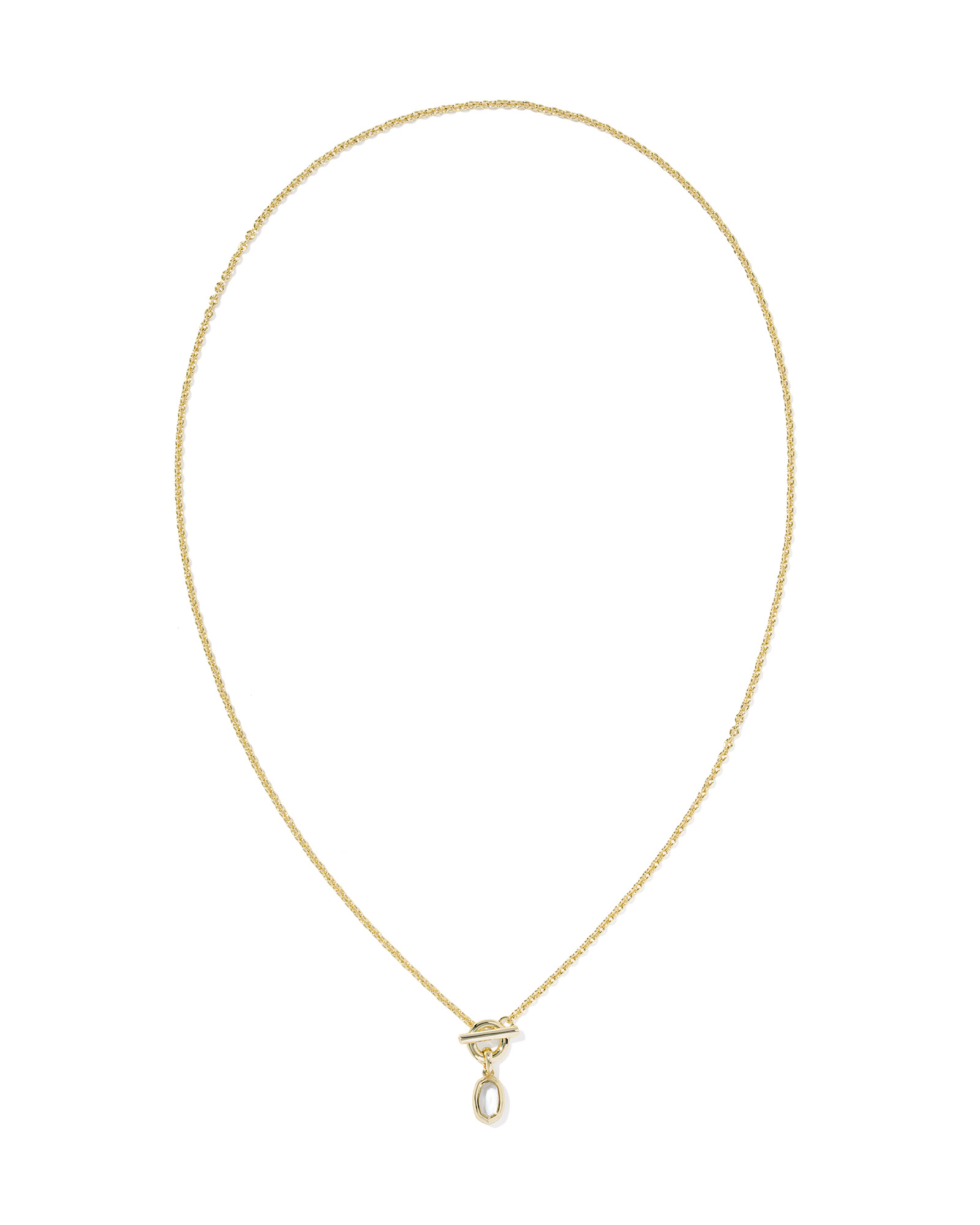 Kendra Scott Mini Elisa Toggle Short Pendant Necklace