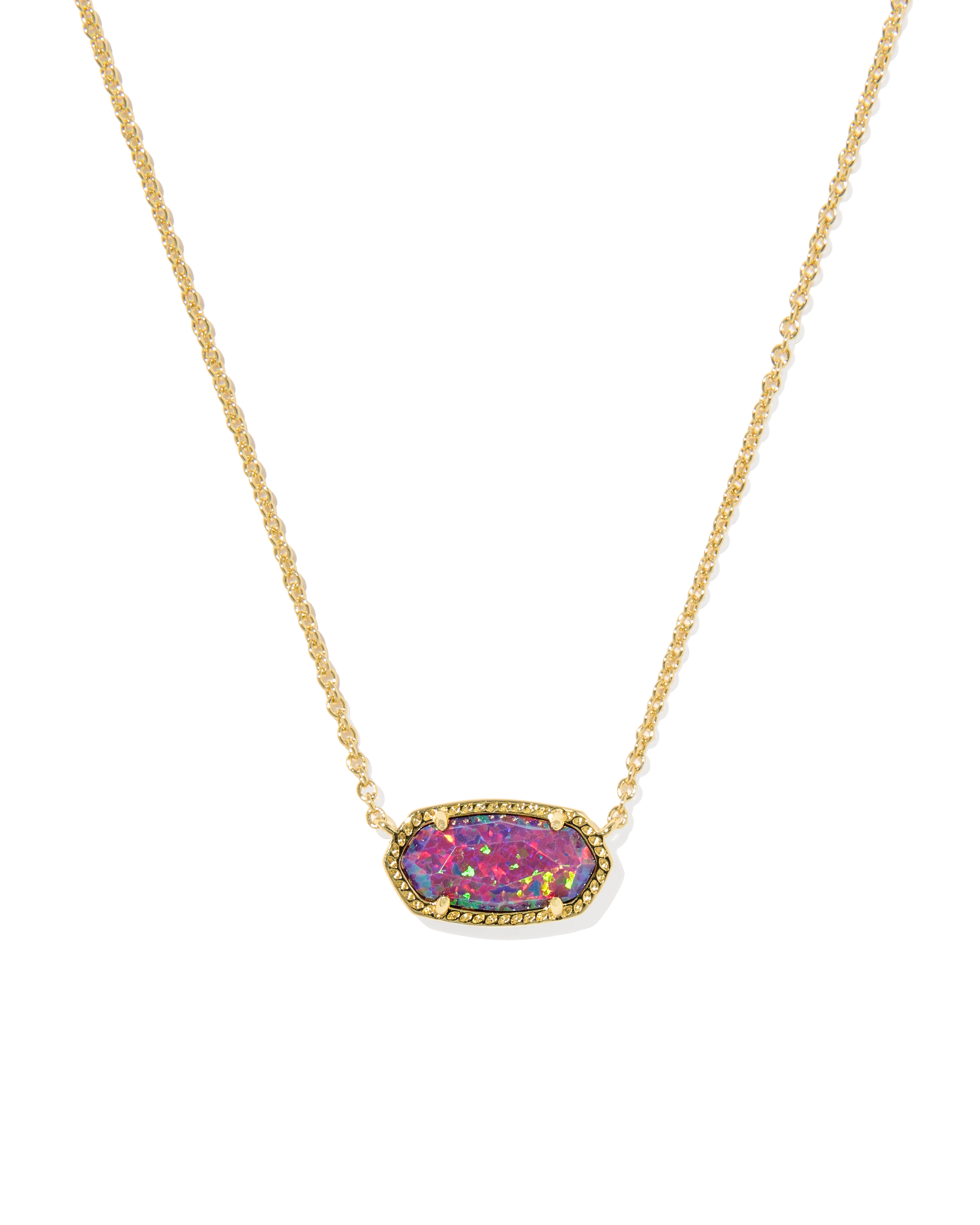 Kendra Scott Elisa Lavender Kyocera Opal Necklace - 001-680-02981