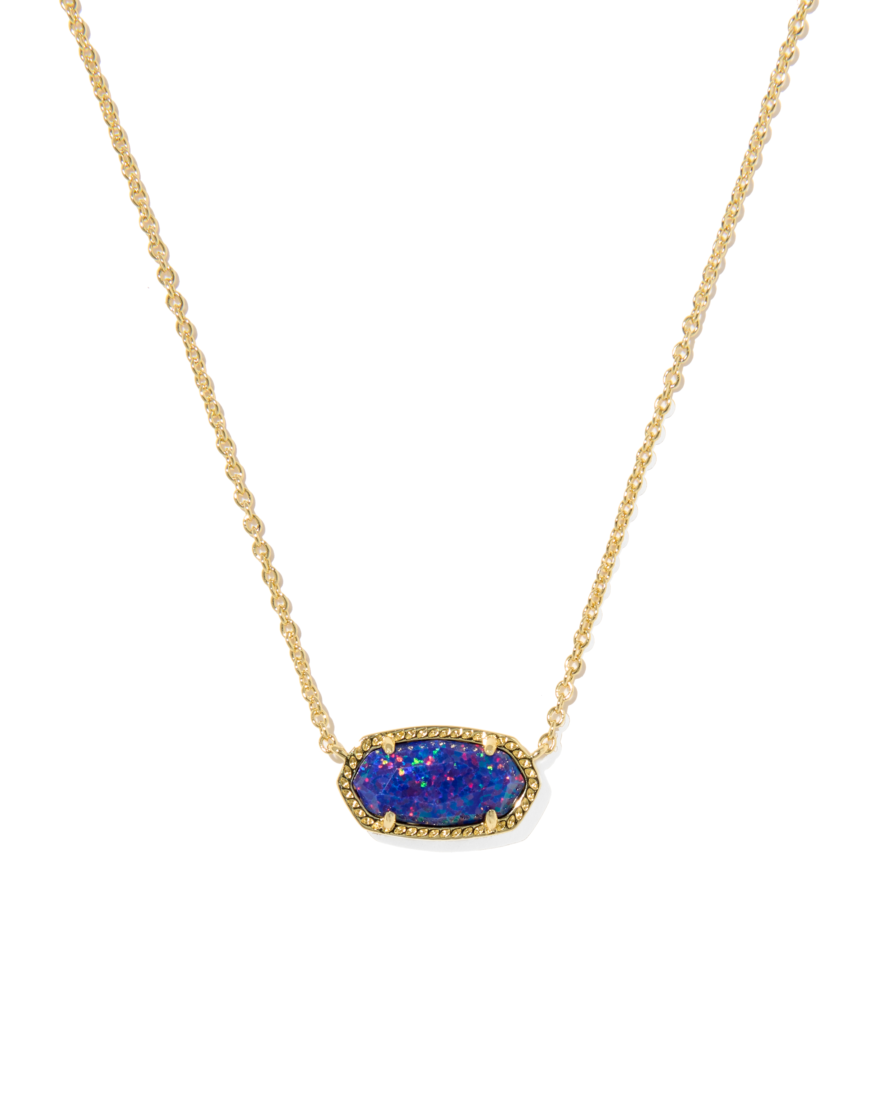 Kendra Scott Elisa Indigo Kyocera Opal Necklace
