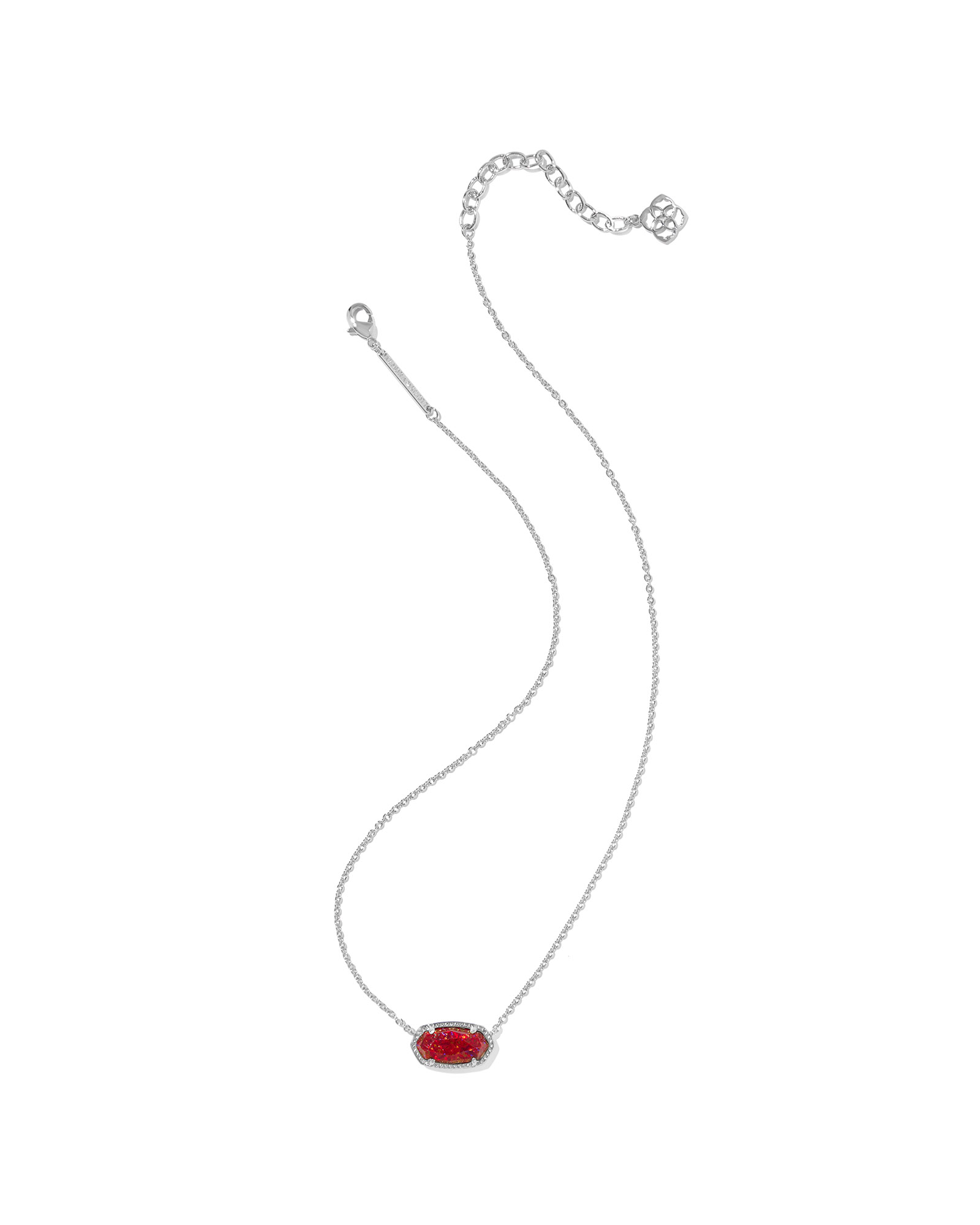 Kendra Scott Elisa Red Kyocera Opal Necklace