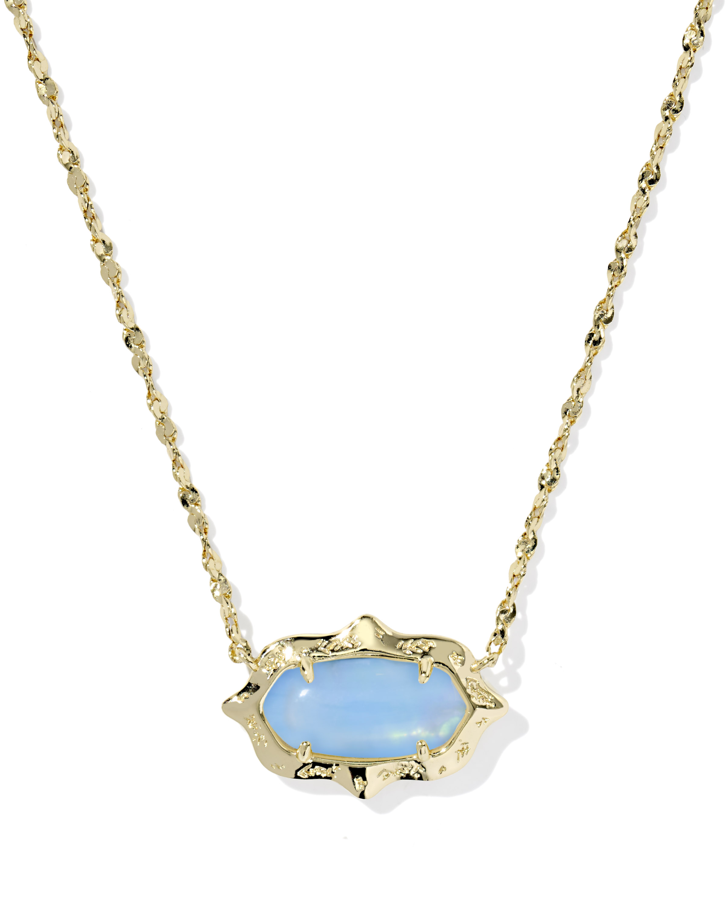 Kendra Scott Elisa Scallop Frame Short Pendant Necklace