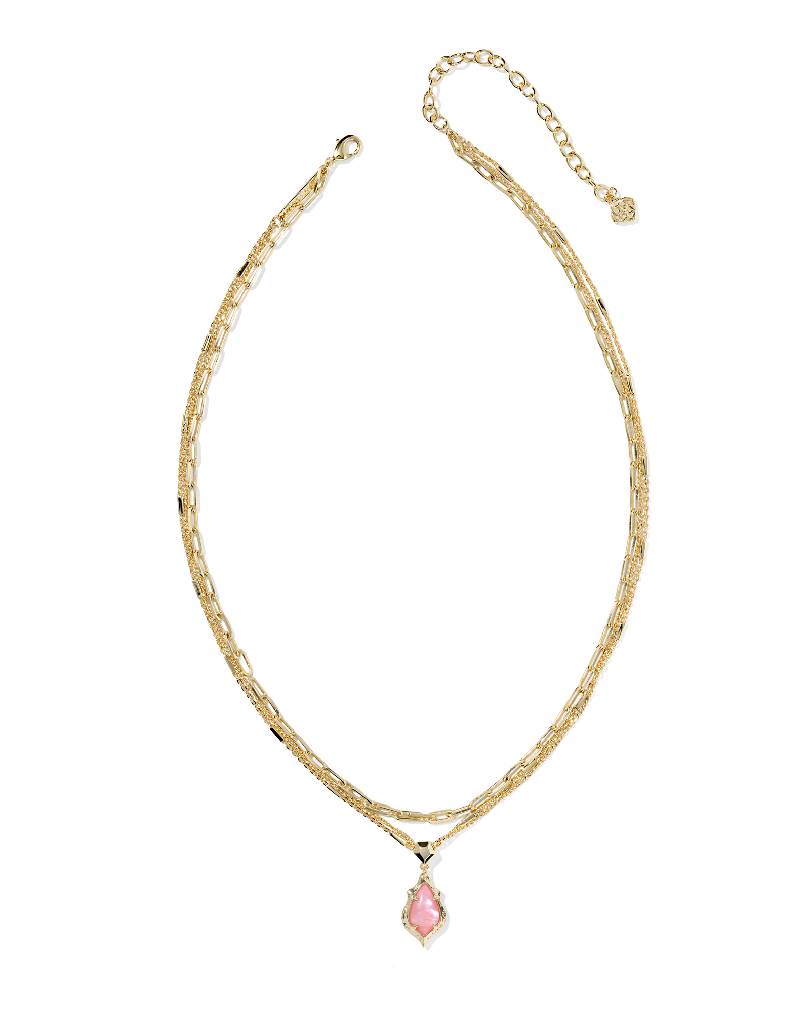 Kendra Scott Adriana Scallop Frame Multi Strand Necklace