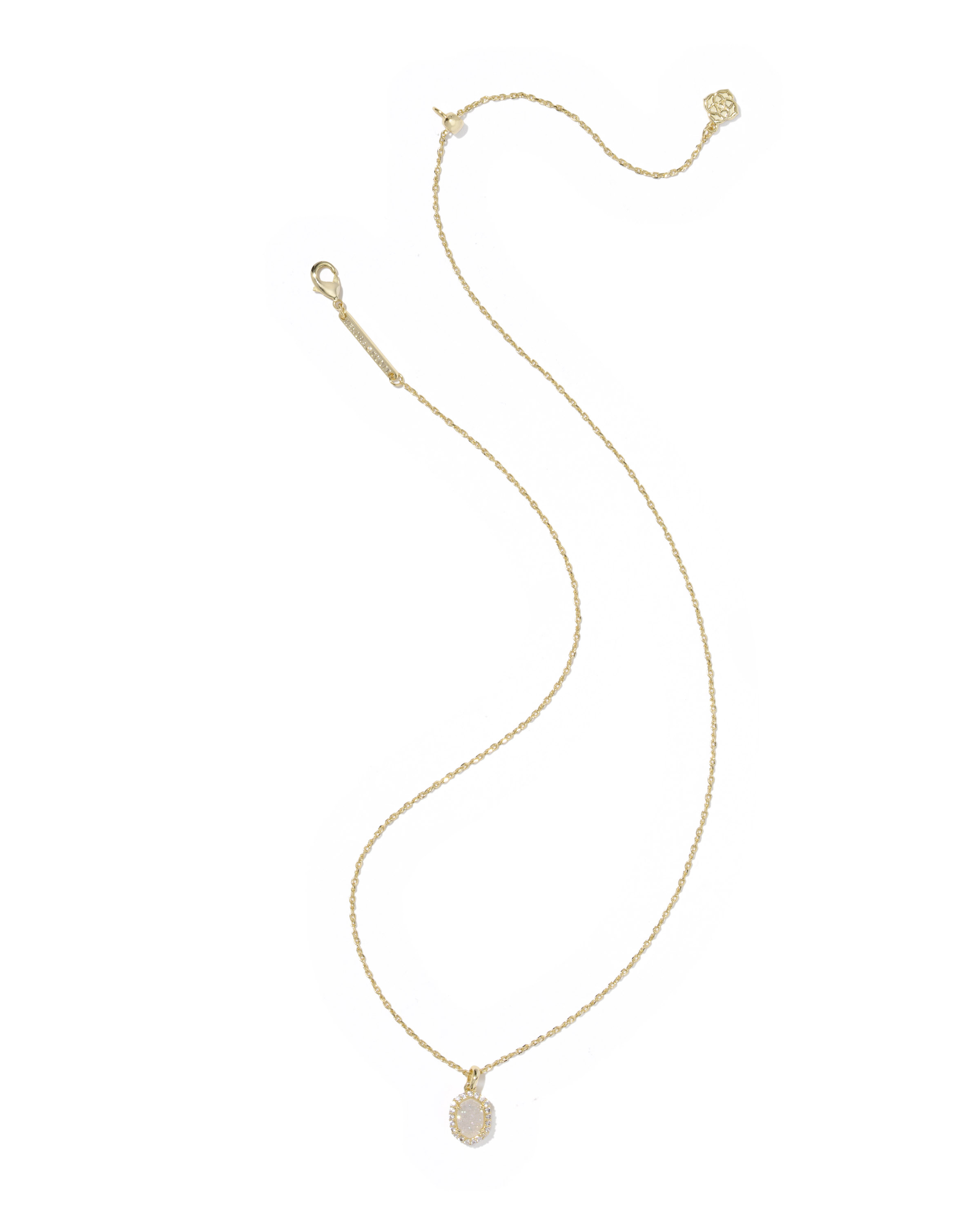 Kendra Scott Daphne Crystal Frame Short Pendant Necklace