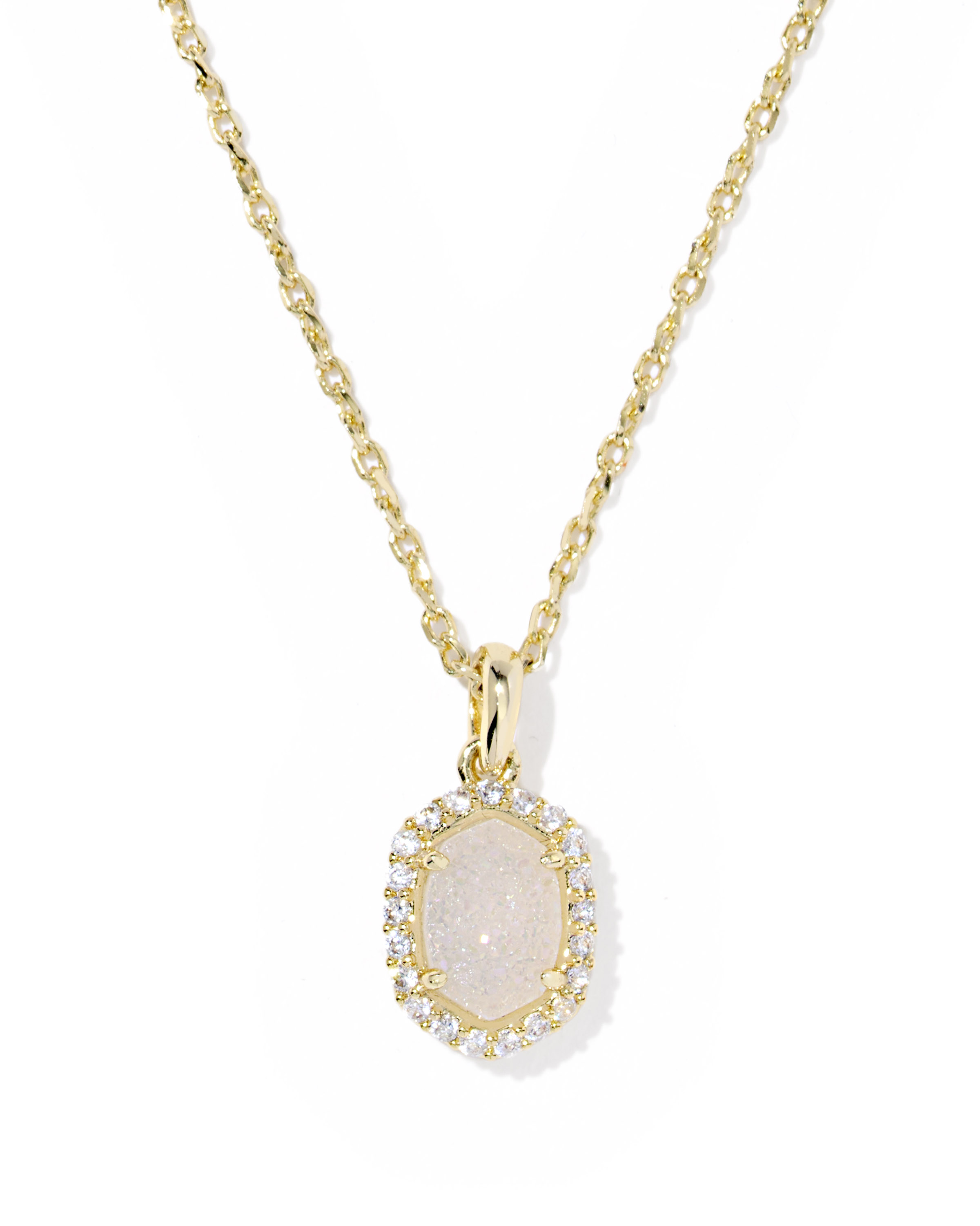 Kendra Scott Daphne Crystal Frame Short Pendant Necklace