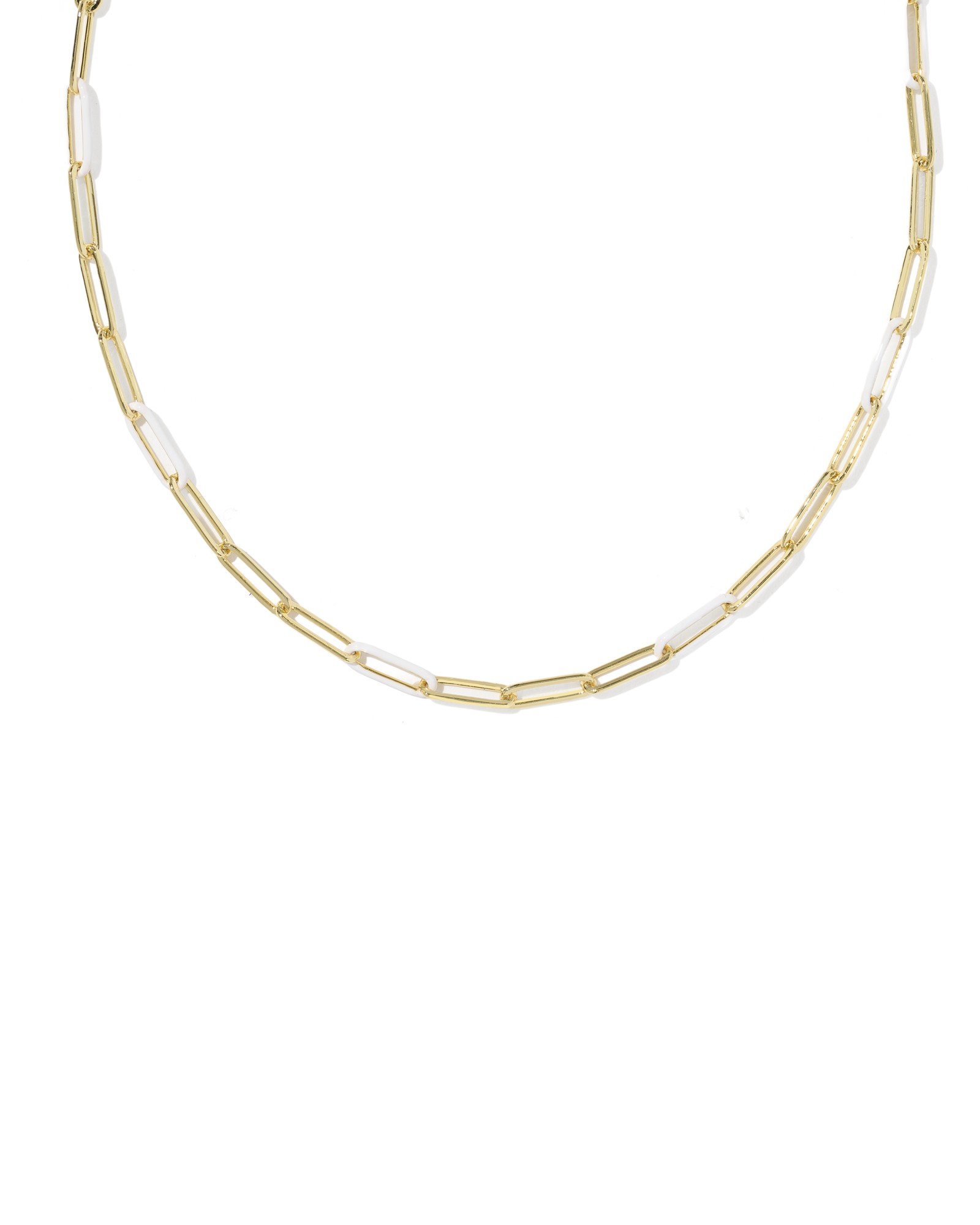 Kendra Scott Courtney Enamel Link & Chain Necklace