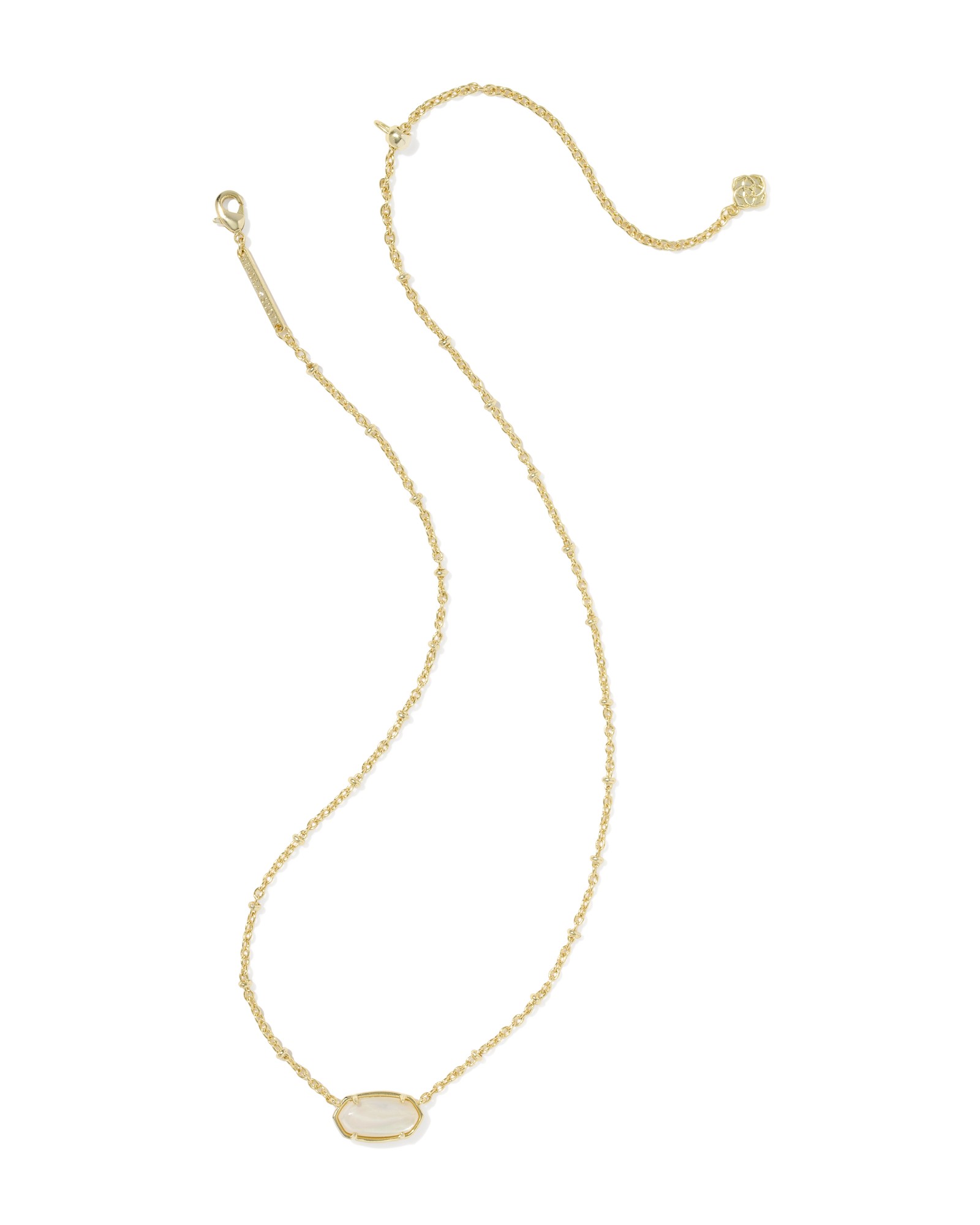 Kendra Scott Tiger Striped Elaina Short Pendant Necklace