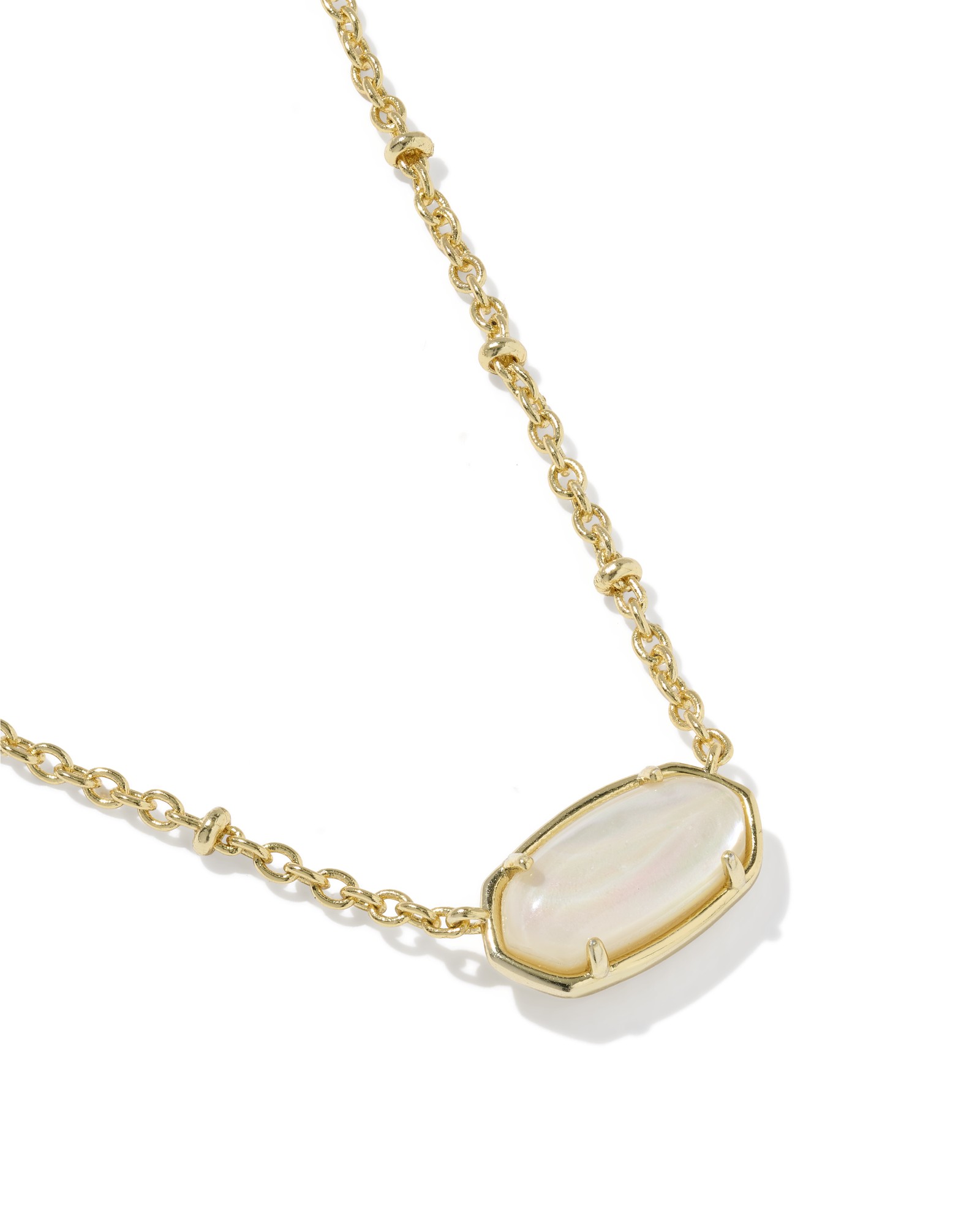 Kendra Scott Tiger Striped Elaina Short Pendant Necklace