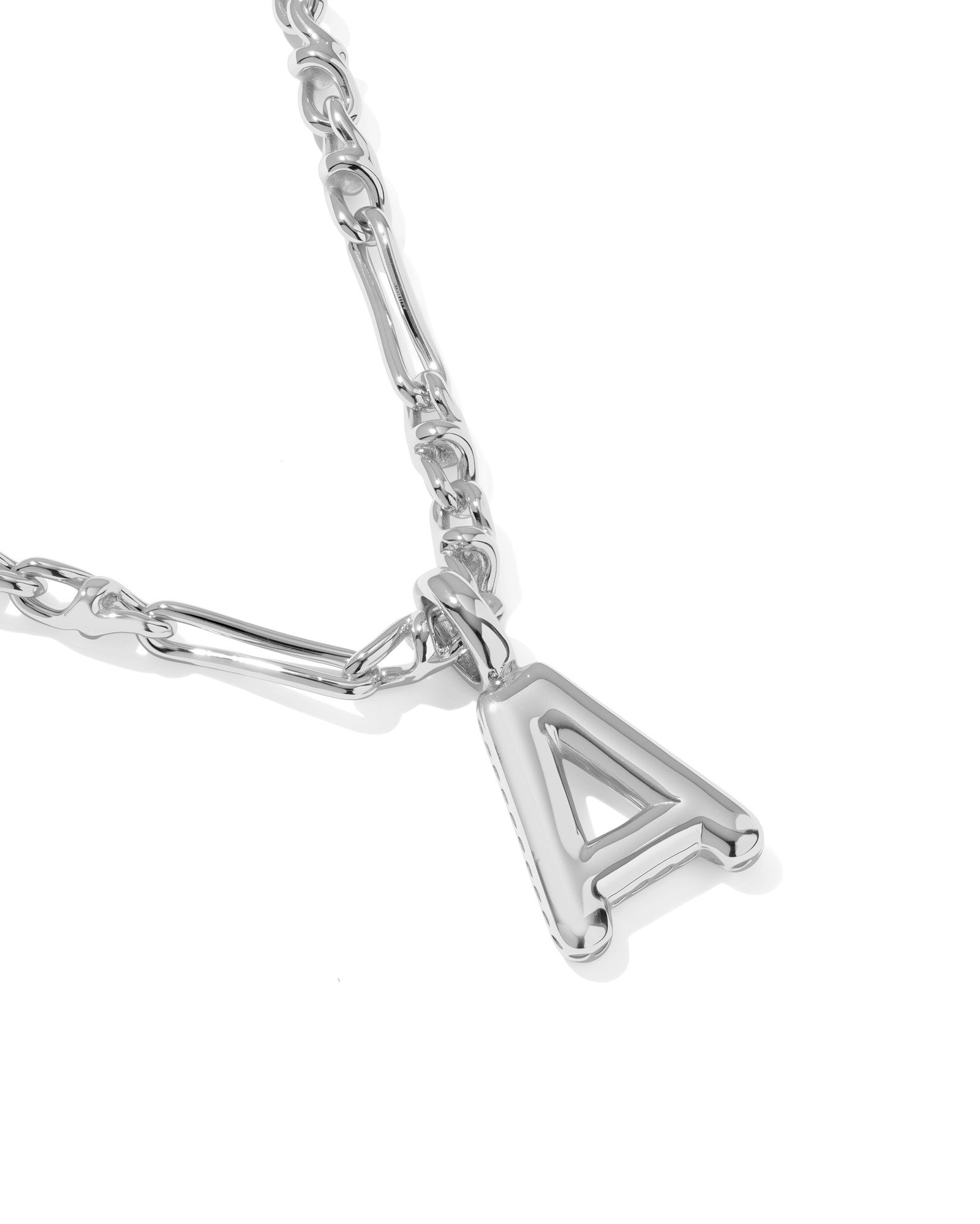 Kendra Scott Bubble Letter A Short Pendant Necklace