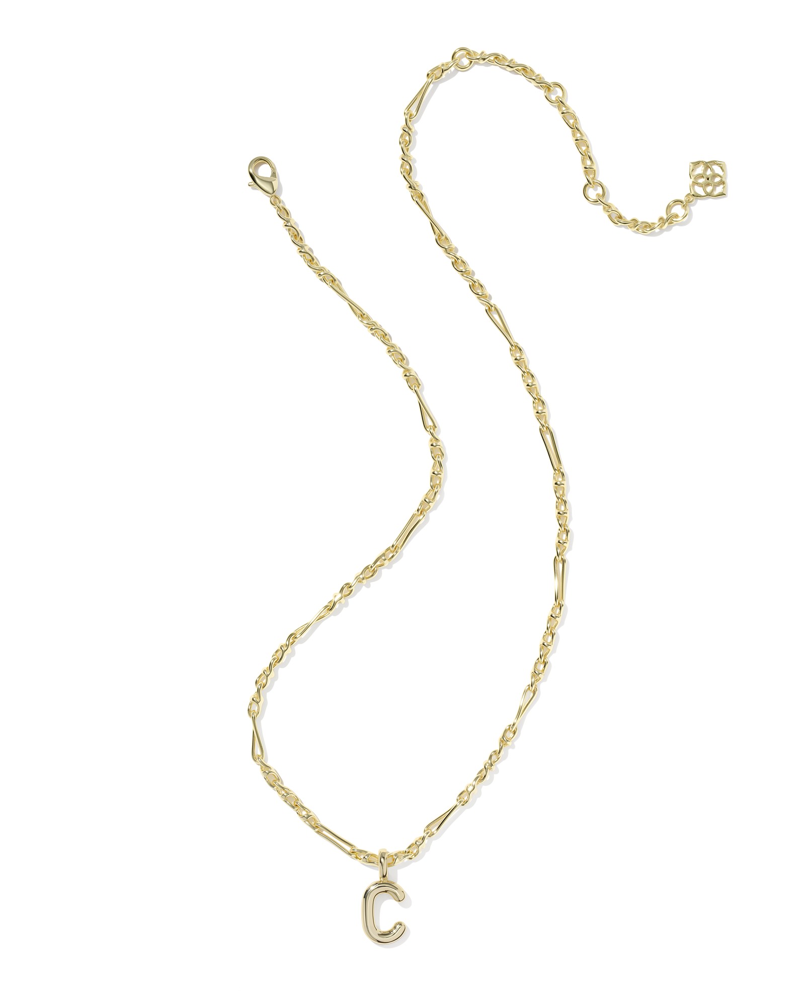 Kendra Scott Bubble Letter C Short Pendant Necklace