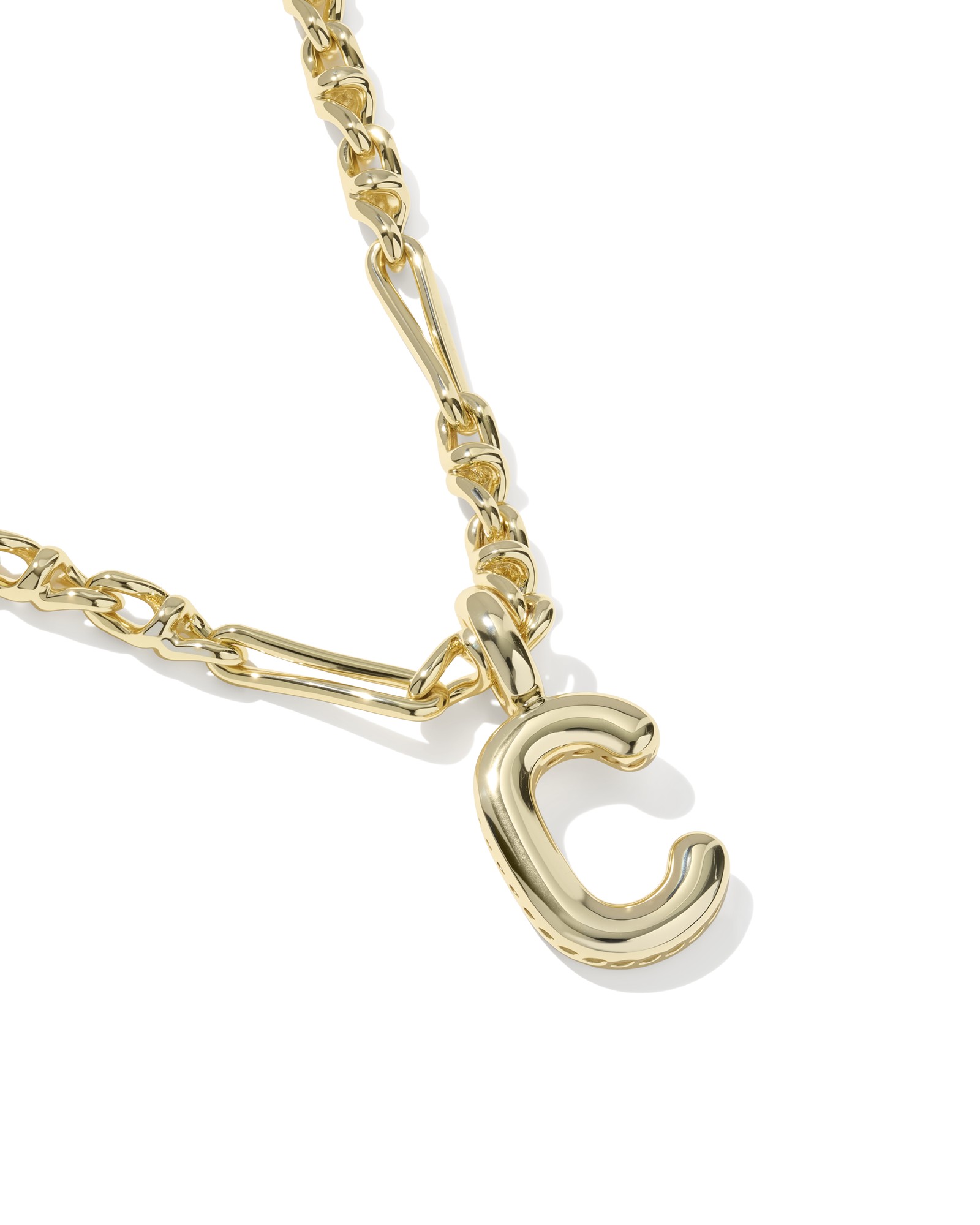 Kendra Scott Bubble Letter C Short Pendant Necklace
