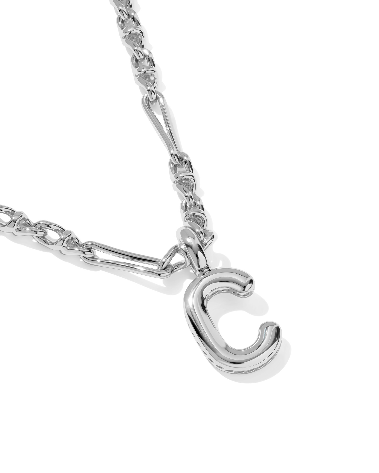 Kendra Scott Bubble Letter C Short Pendant Necklace