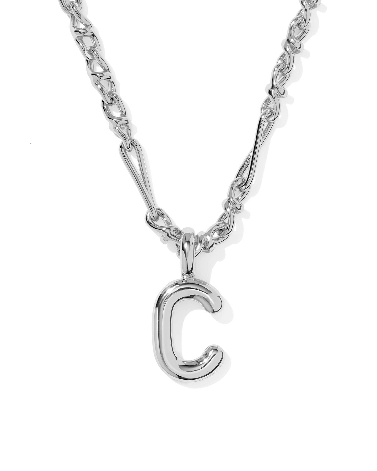 Kendra Scott Bubble Letter C Short Pendant Necklace