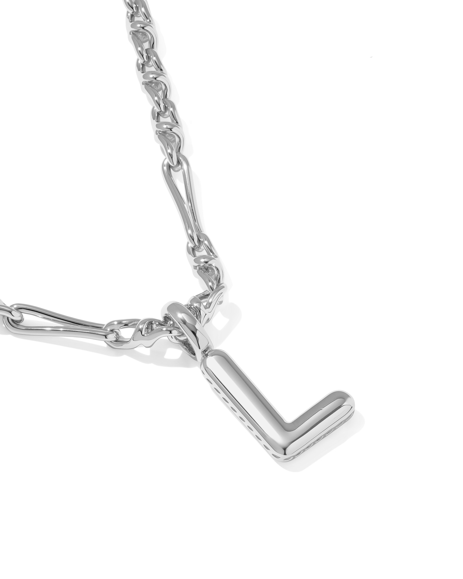 Kendra Scott Bubble Letter L Short Pendant Necklace