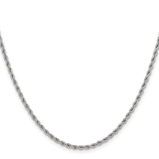 Rox by Martin Binder Steel 2.4mm 20 Inch Rope Chain