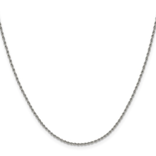 Rox by Martin Binder Stainless Steel 1.5mm 20 Inch Rope Chain