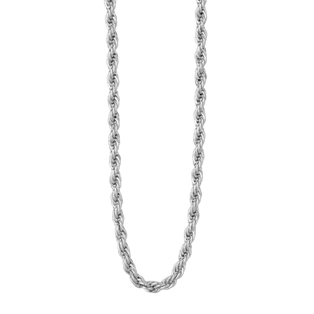 INOX 3.7mm 24 Inch French Rope Chain