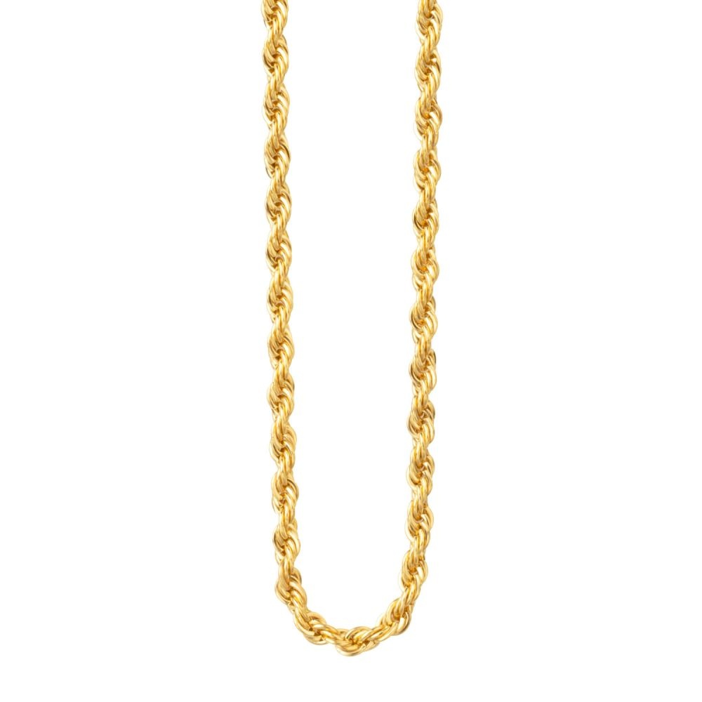 INOX 3.7mm 24 Inch French Rope Chain