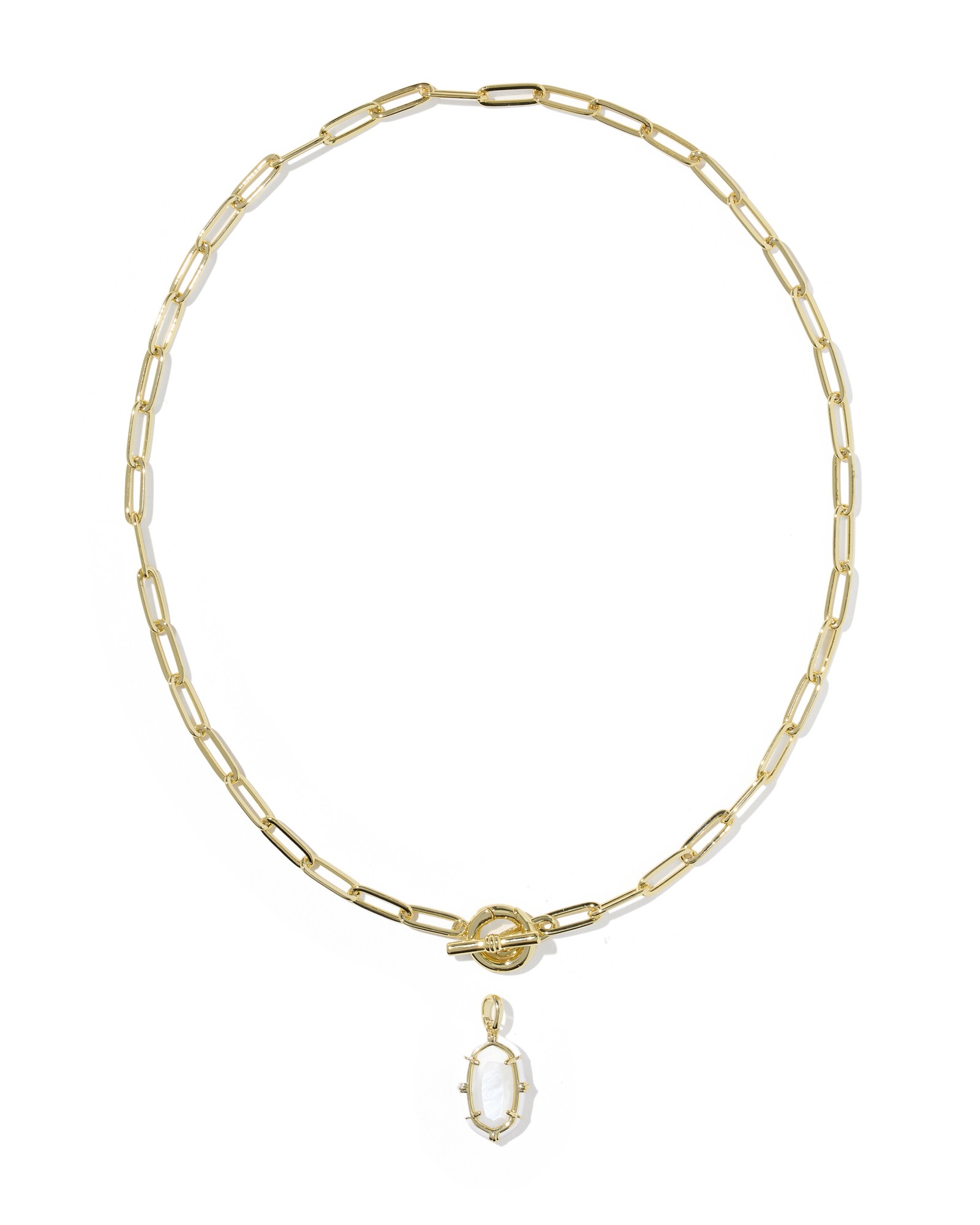 Kendra Scott Elisa Enamel Link & Chain Necklace