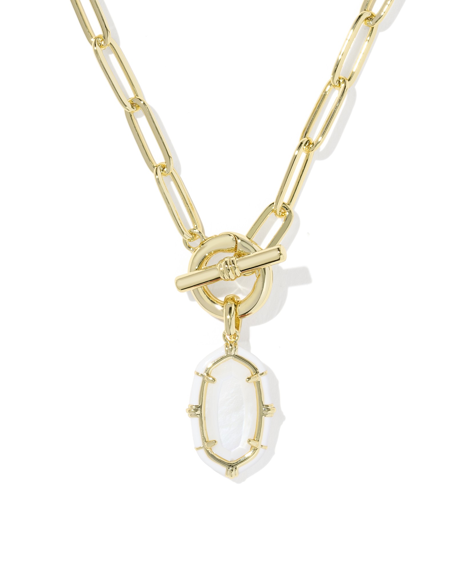 Kendra Scott Elisa Enamel Link & Chain Necklace