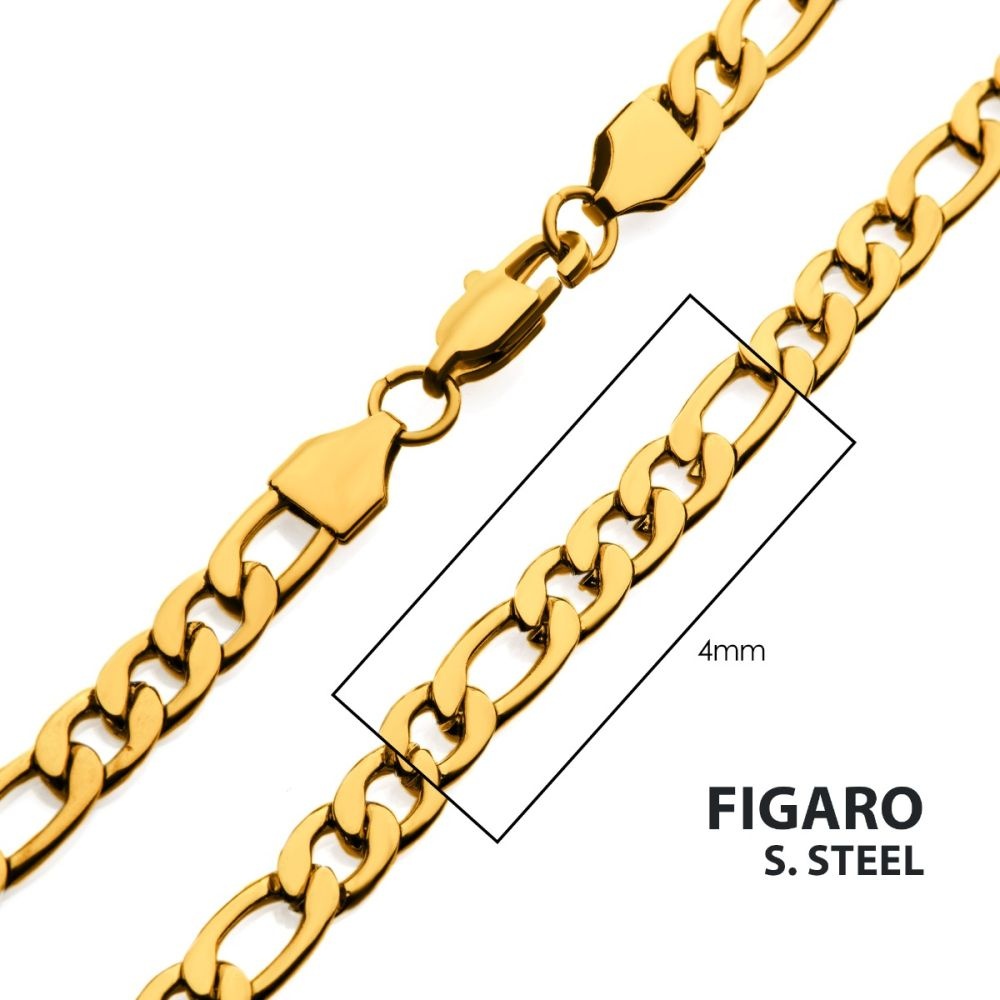 INOX 4mm 20 Inch Figaro Chain